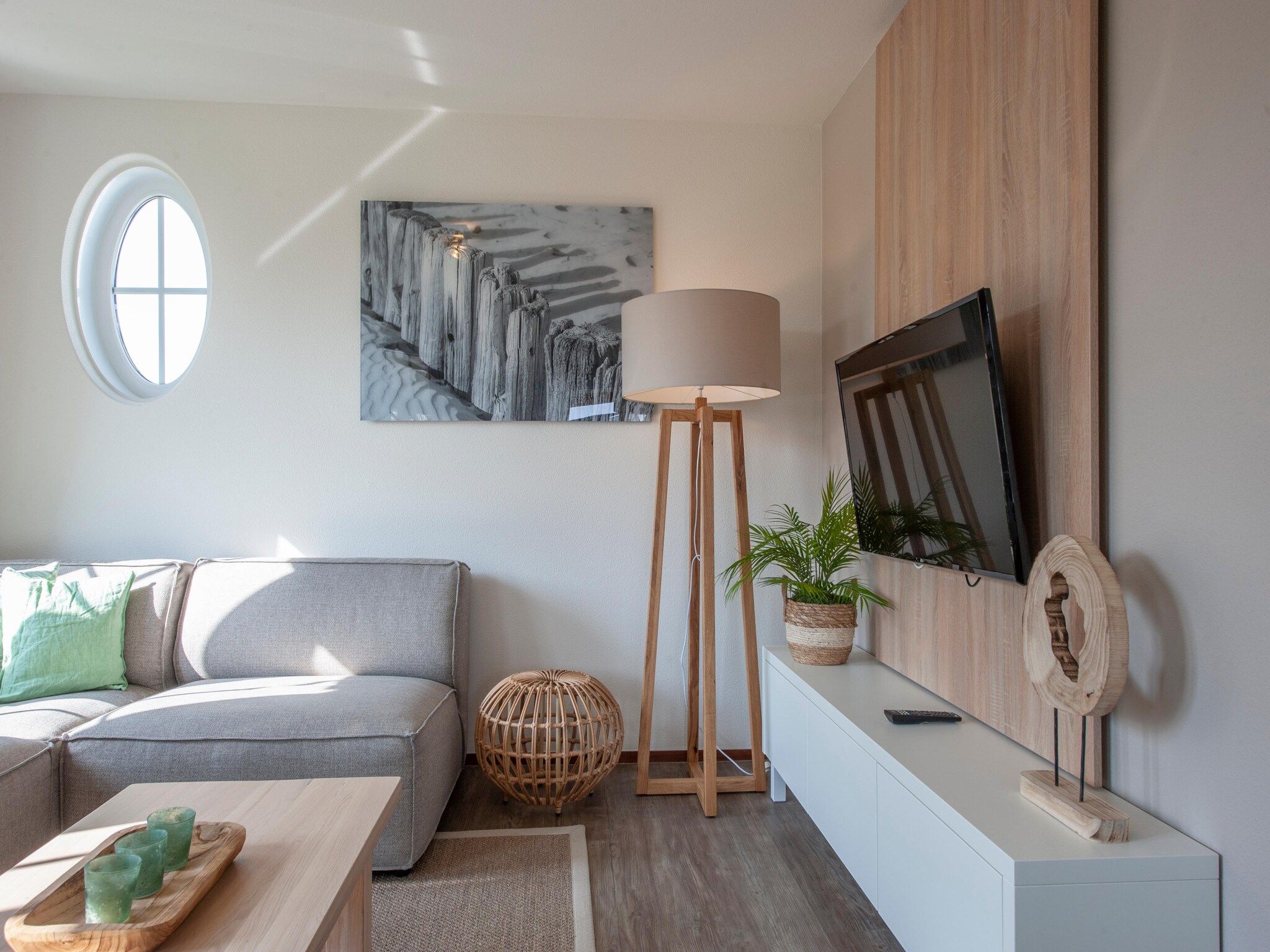 De woonkamer van Noordzee Résidence Cadzand-Bad 36 in Cadzand-Bad