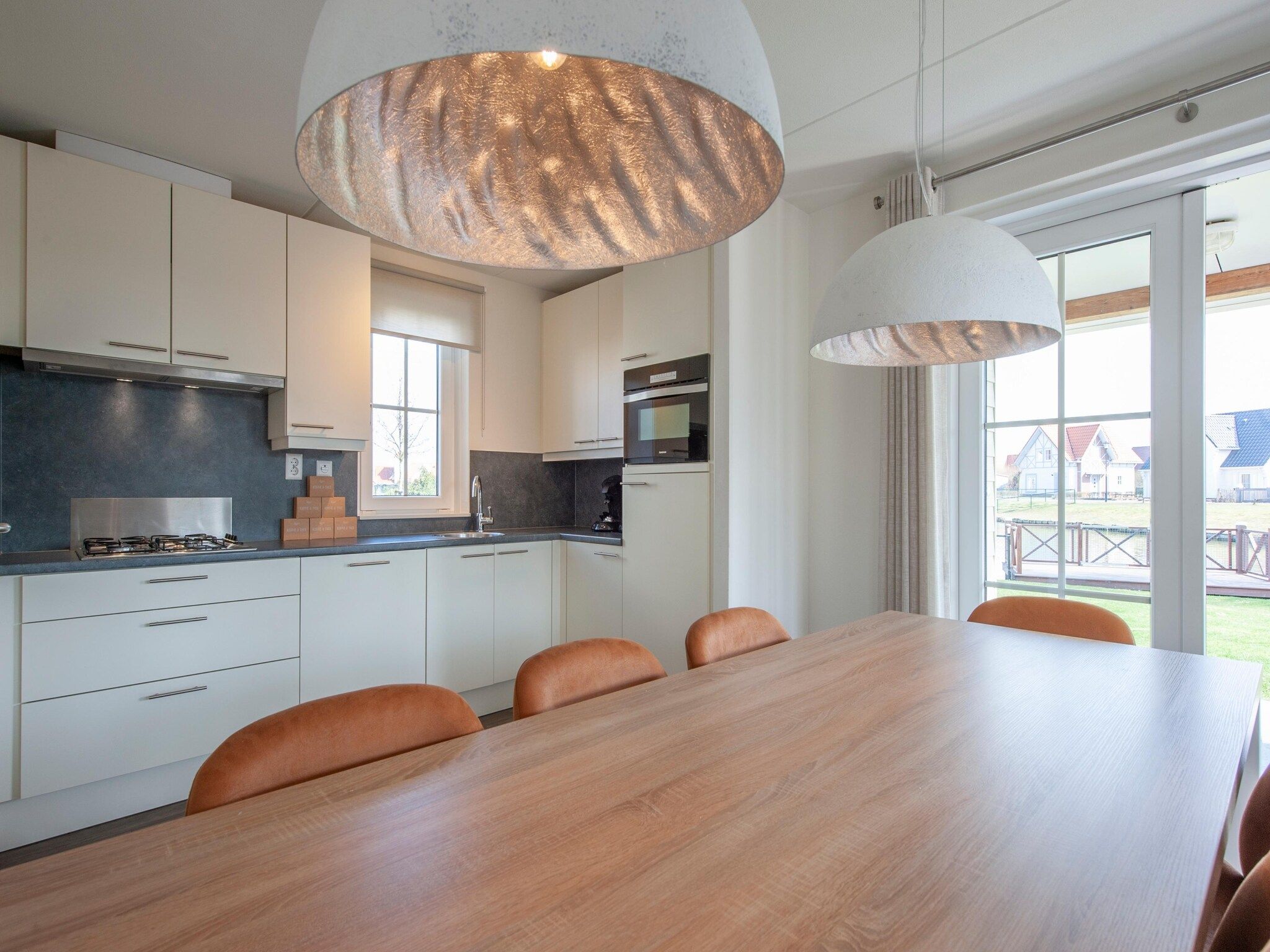 De keuken van Noordzee Résidence Cadzand-Bad 36 in Cadzand-Bad