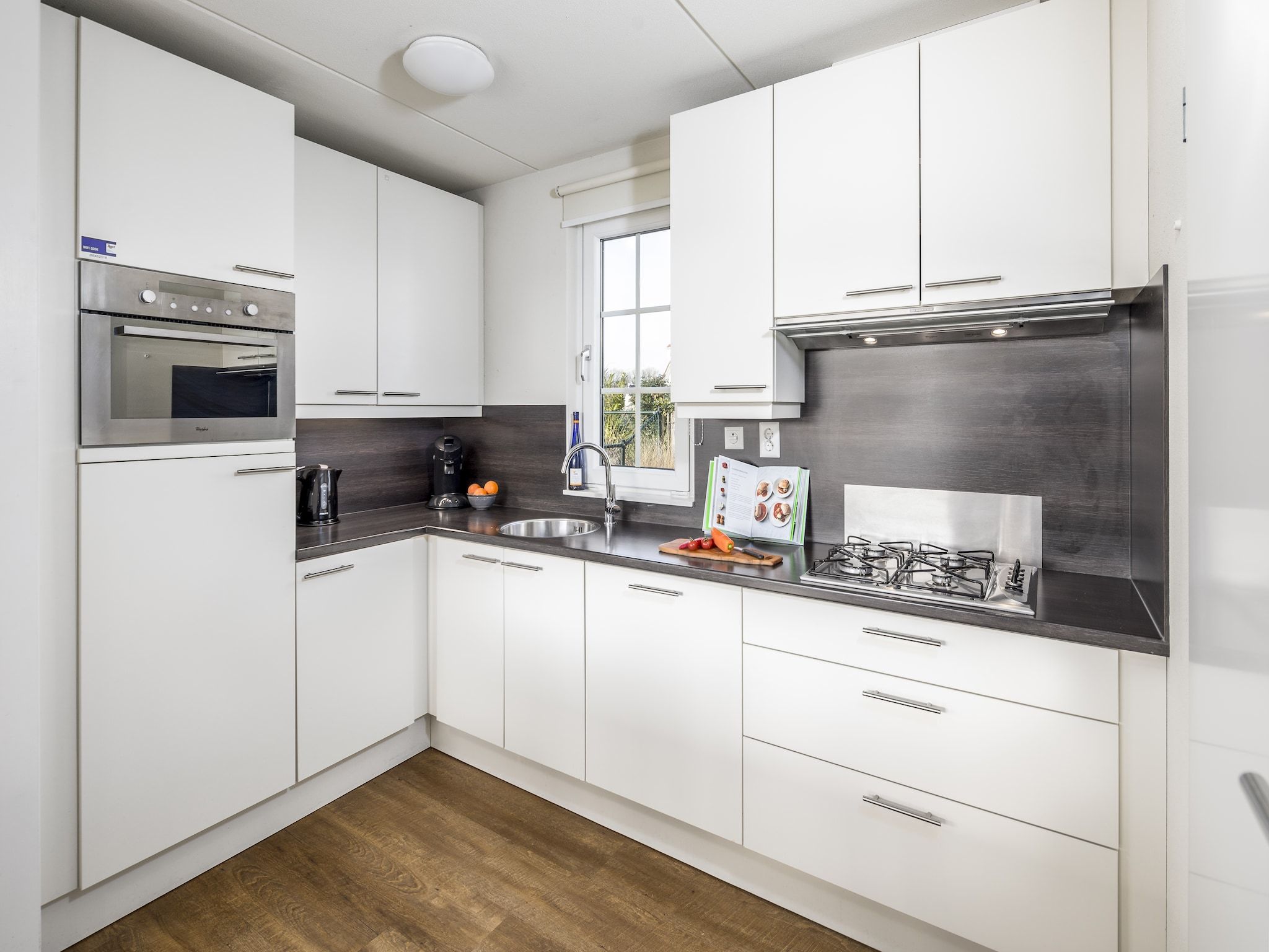 De keuken van Noordzee Résidence Cadzand-Bad 38 in Cadzand-Bad