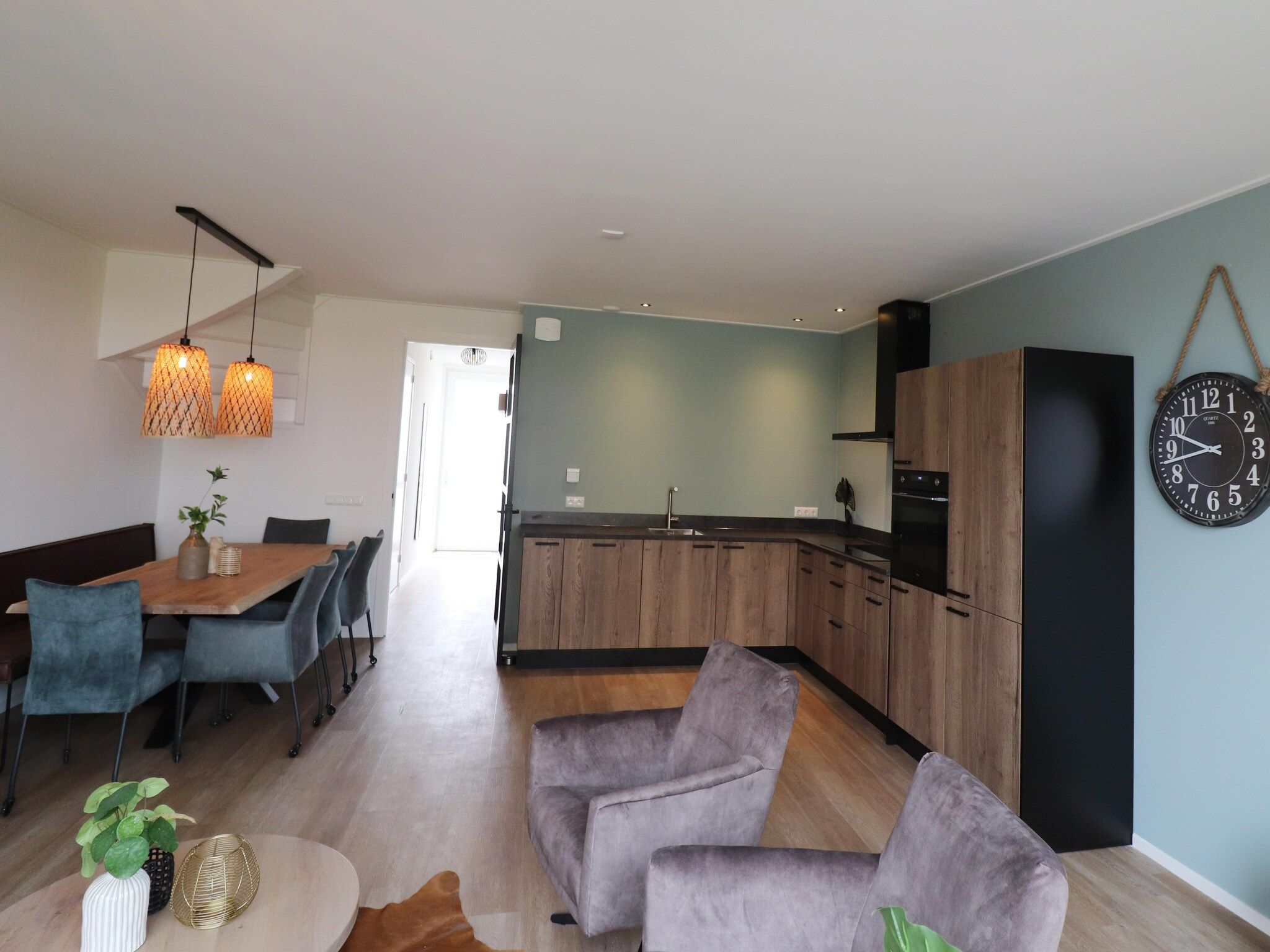 De woonkamer van Friese villa in Leons in Leons