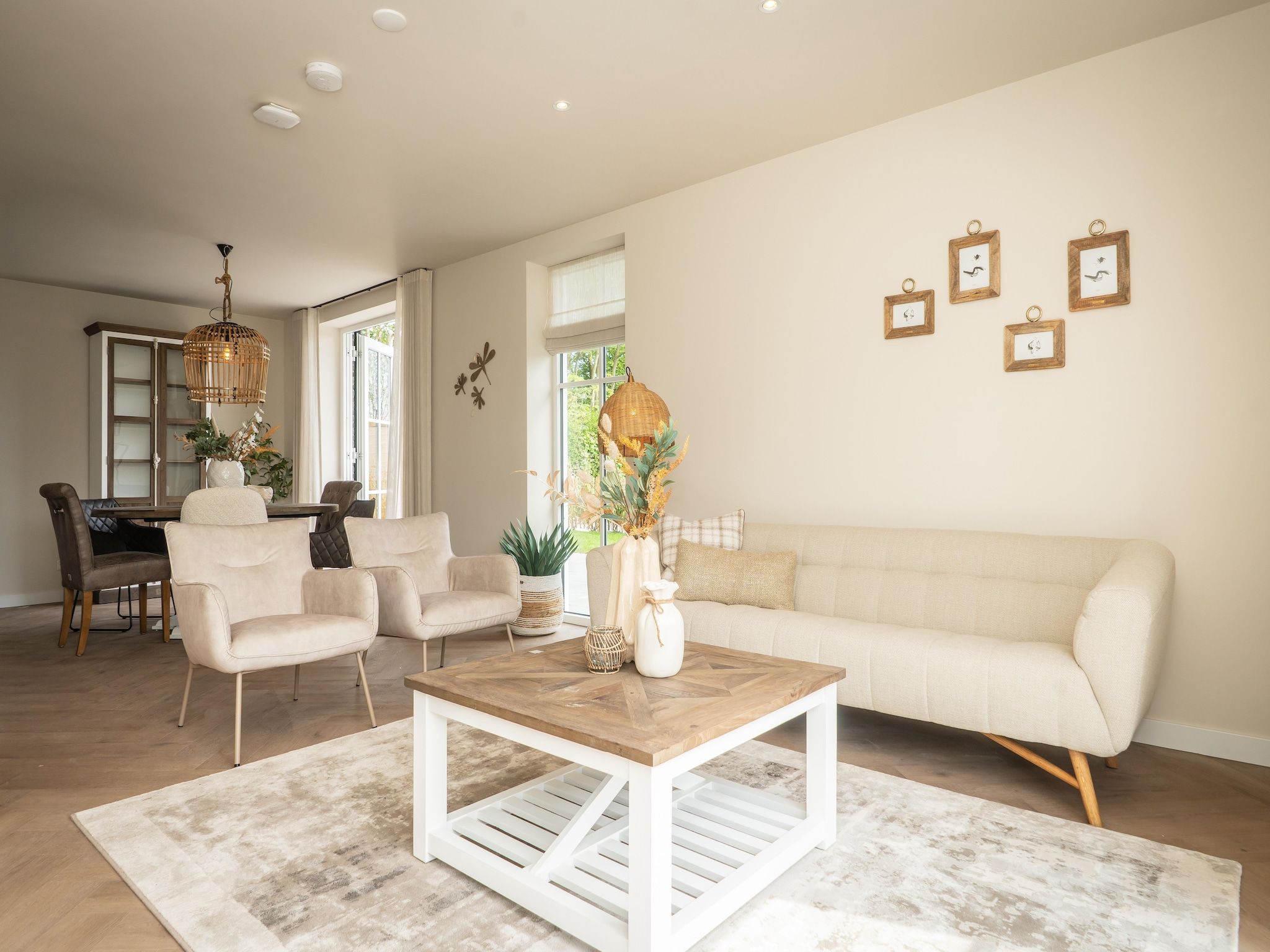 De woonkamer van So What 25b in De Koog