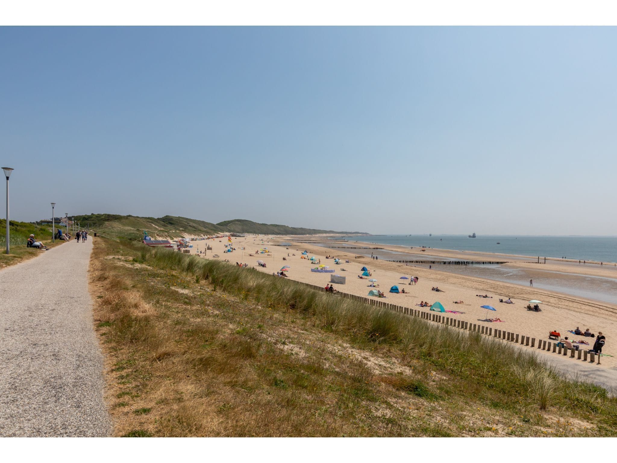 De omgeving van Duinweg 117-14 in Zoutelande