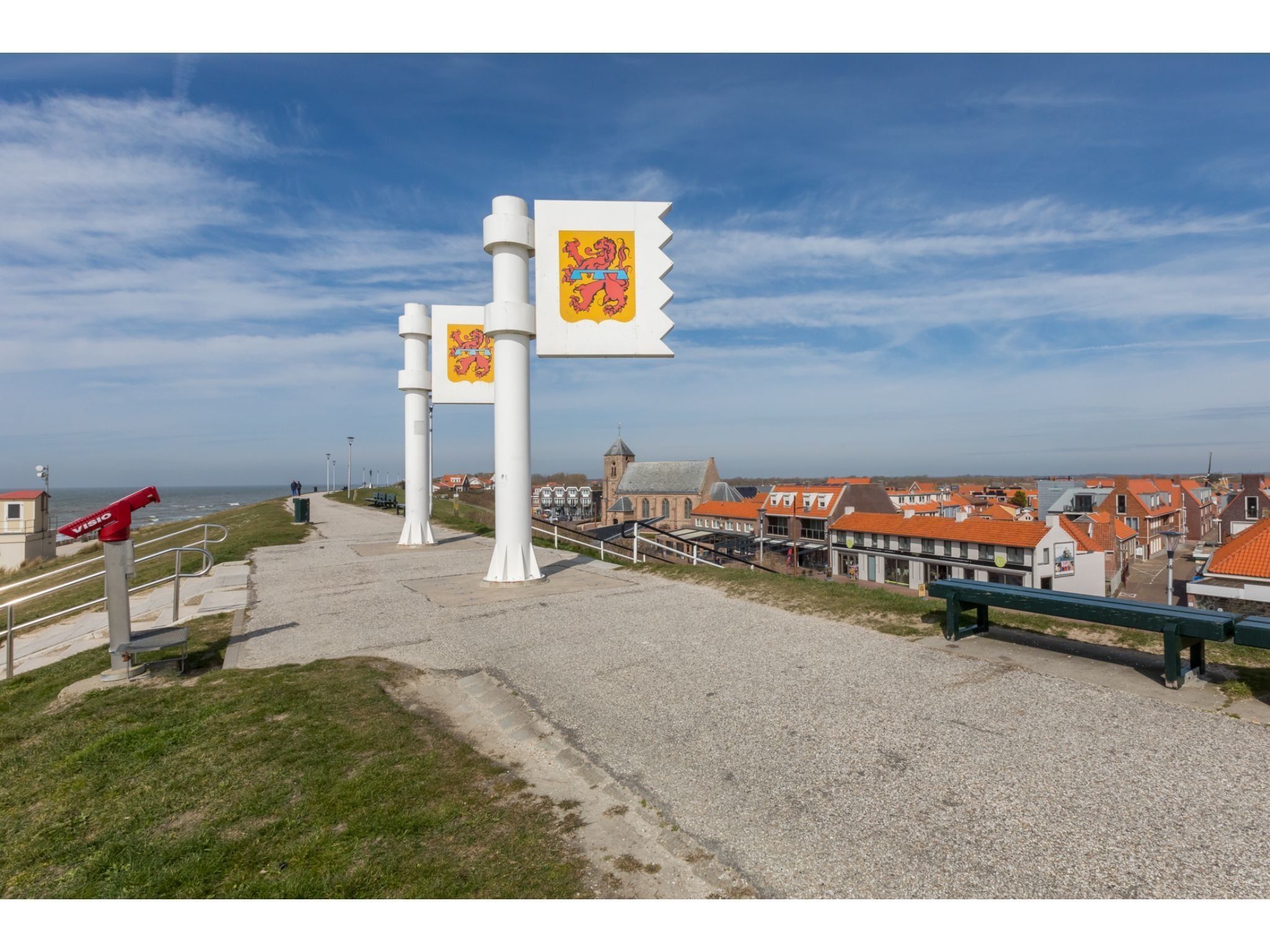 De omgeving van Duinweg 117-14 in Zoutelande