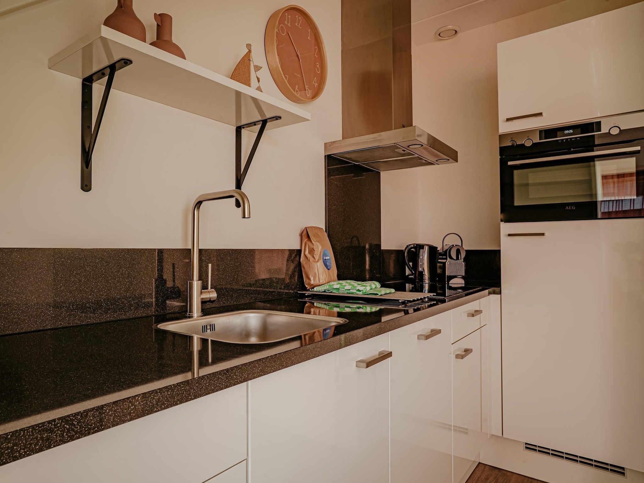 De keuken van Waterpark de Meerparel 14 in Uitgeest