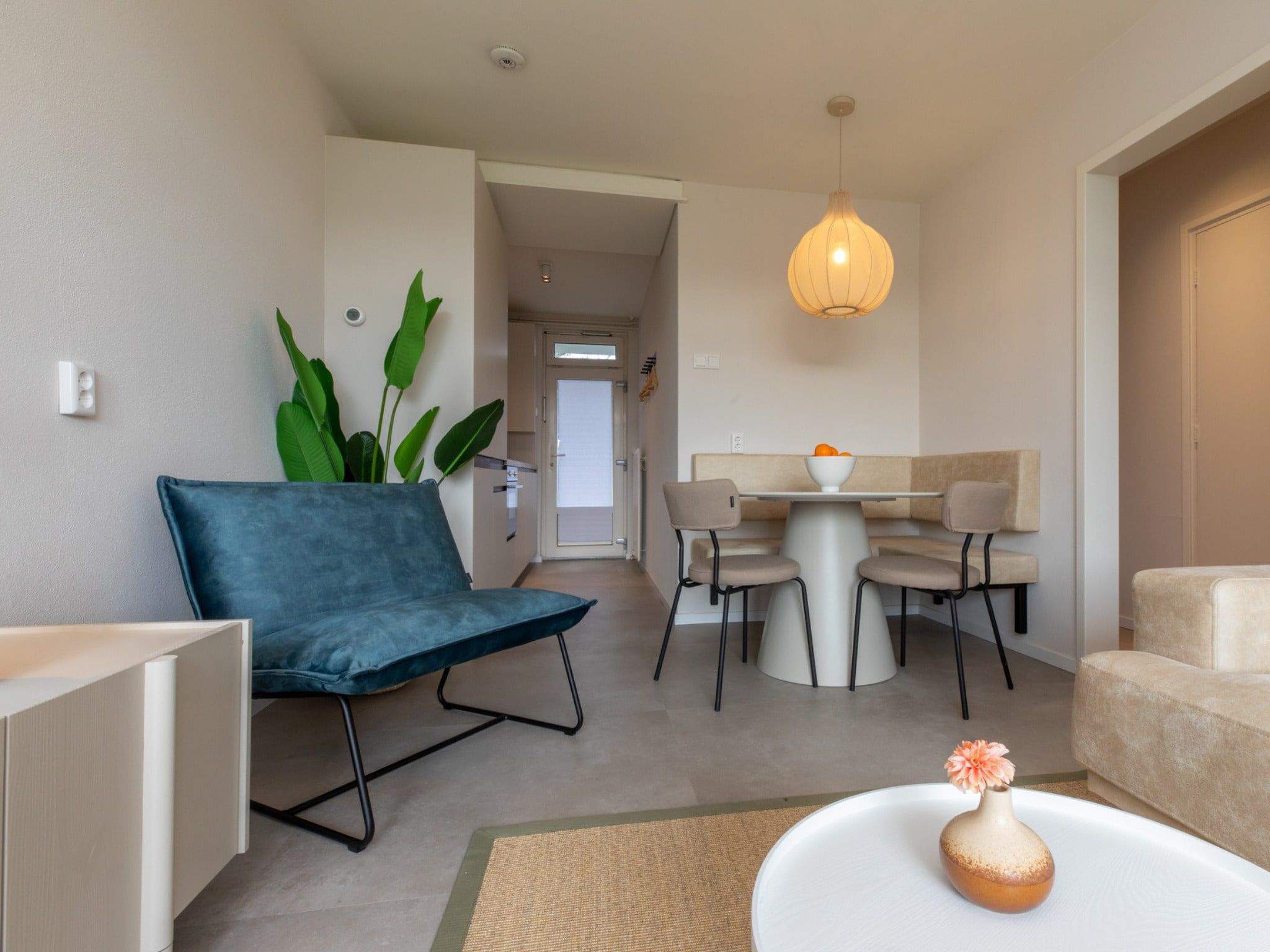 De woonkamer van Nieuwstraat 1  Zoutelande 'Kurhaus - 2 in Zoutelande
