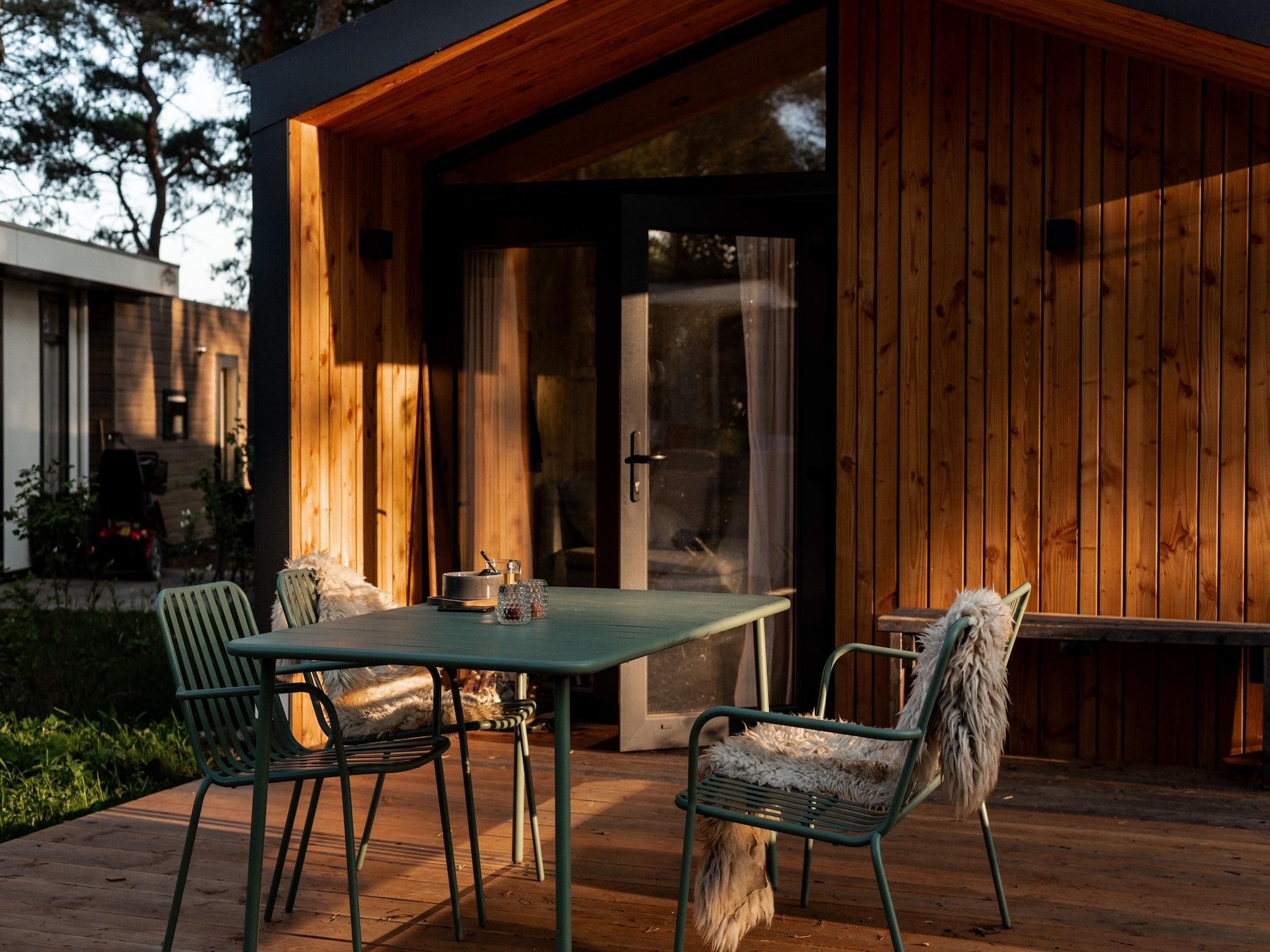 Het terras van Park Haarle in Haarle