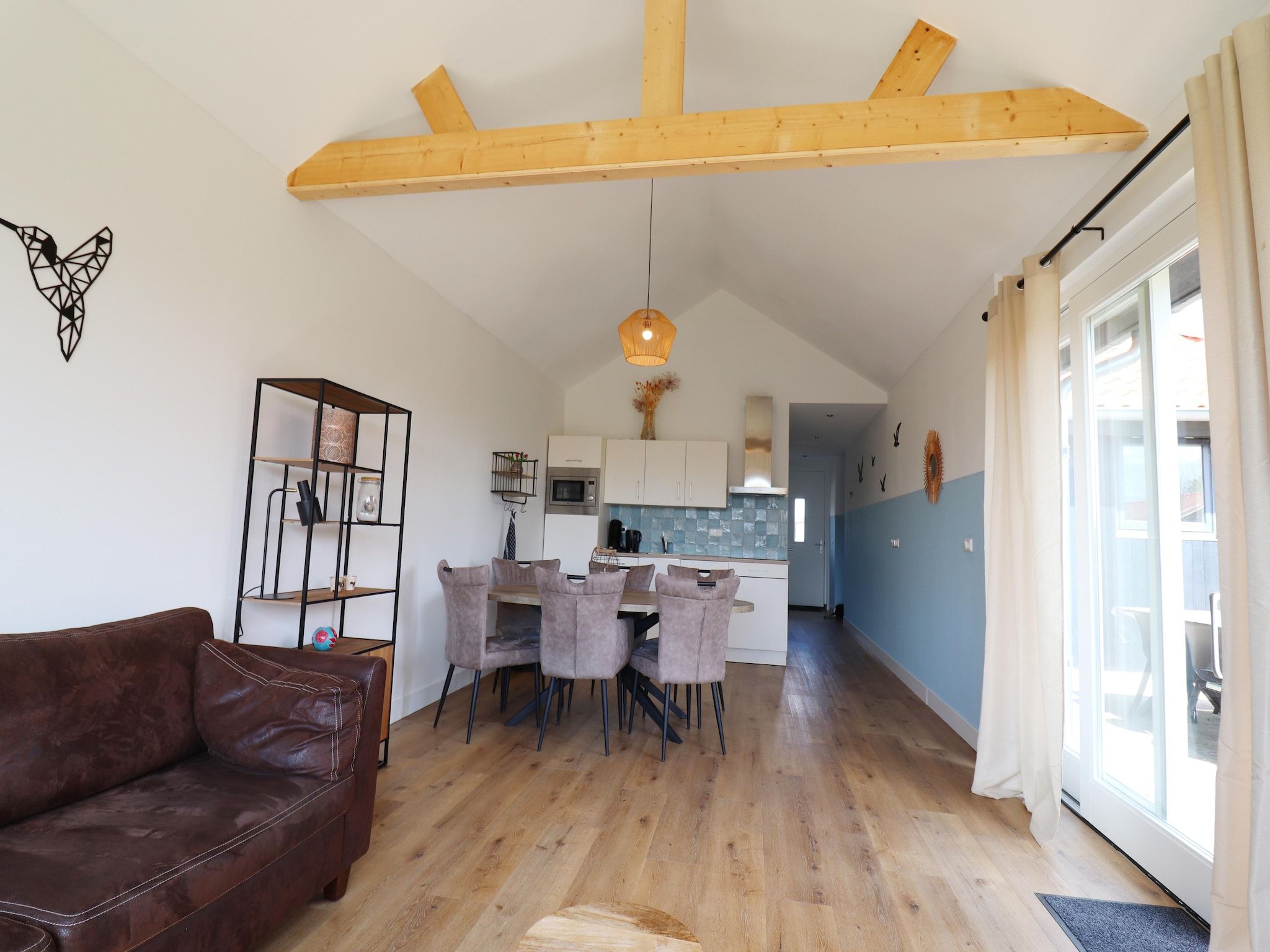 De woonkamer van Grote Siege 44 in Anjum