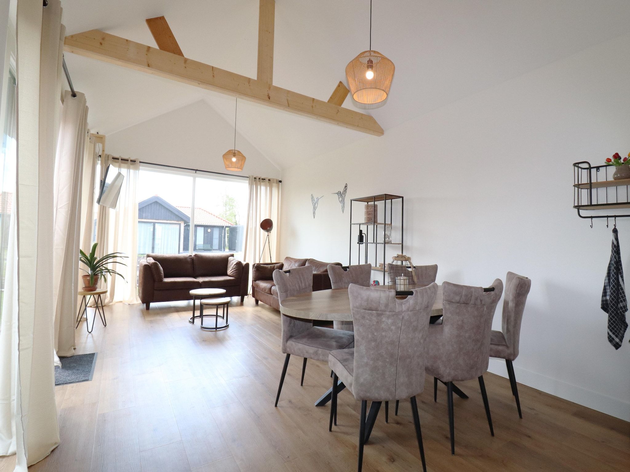 De woonkamer van Grote Siege 44 in Anjum