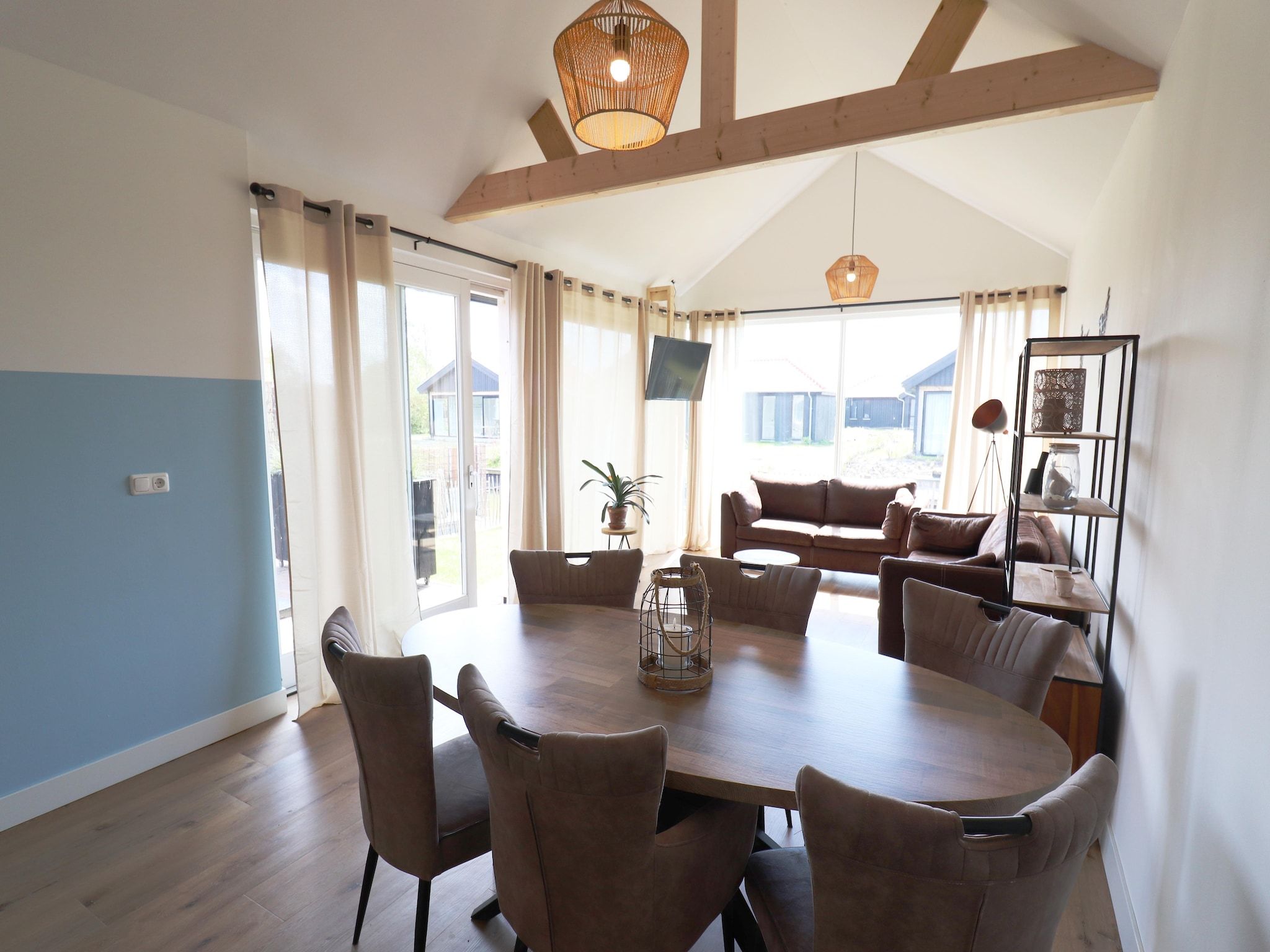 De woonkamer van Grote Siege 44 in Anjum