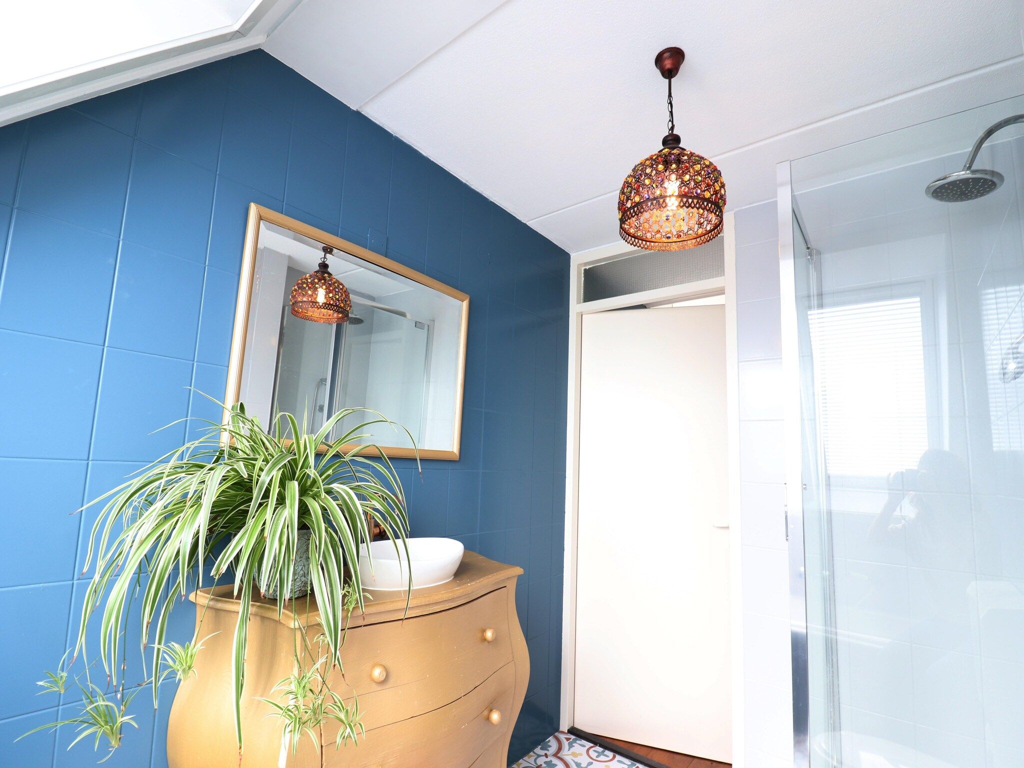 De badkamer van Vakantiehuis in zonnig Grou in Gou