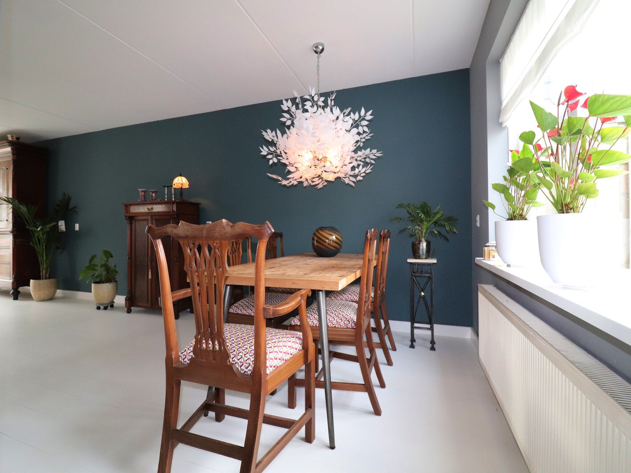 De woonkamer van Vakantiehuis in zonnig Grou in Gou