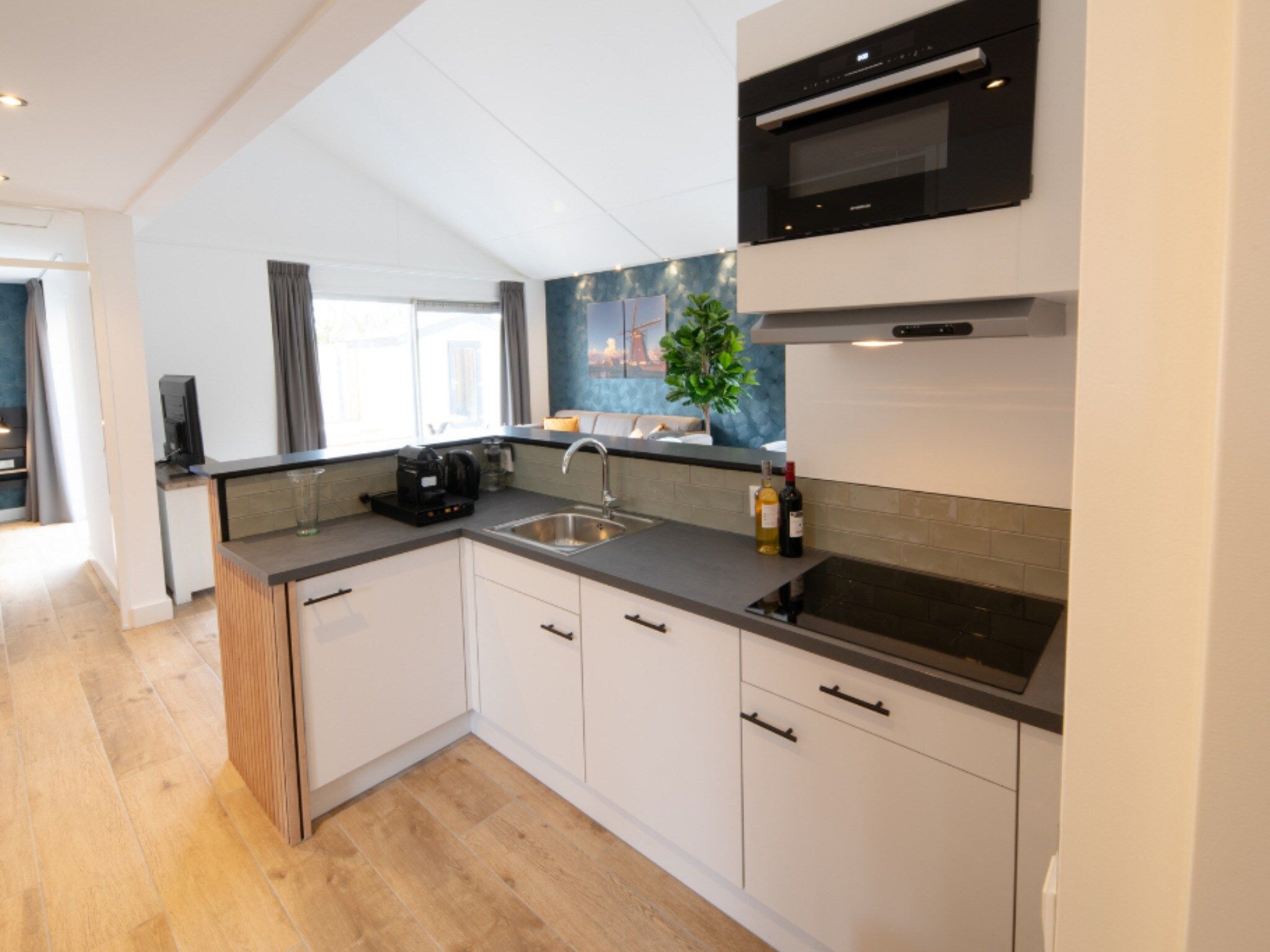 De keuken van 6 pers Welness huis 14 in Zevenhuizen