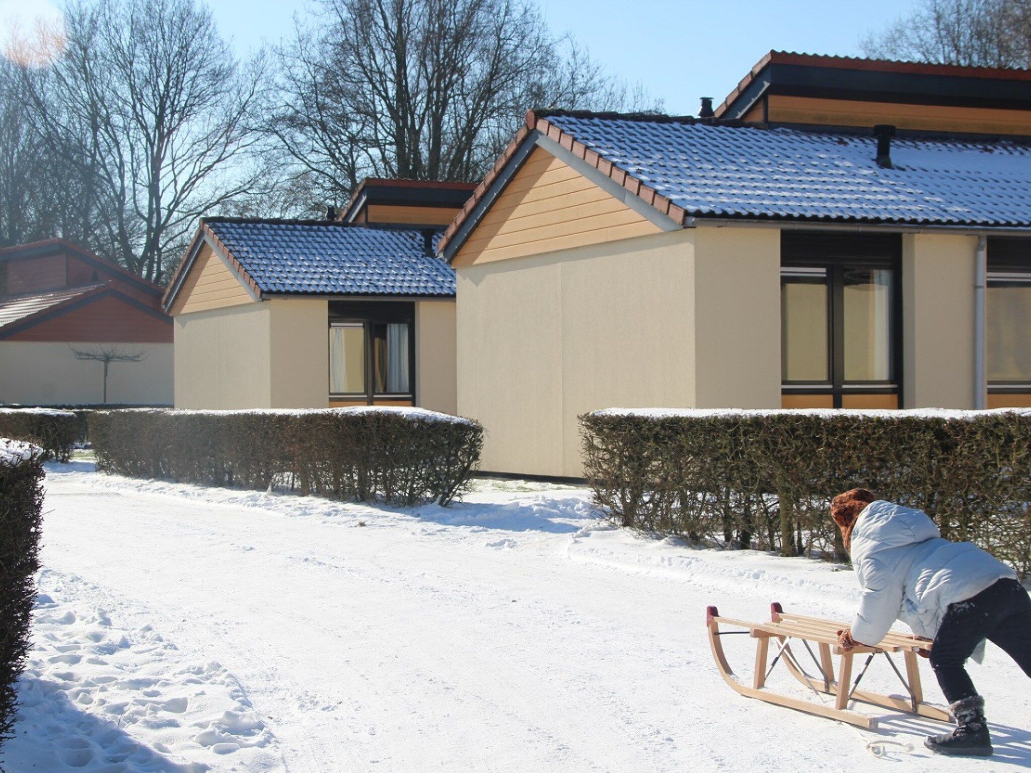 De buitenkant van 6 pers Welness huis 14 in Zevenhuizen