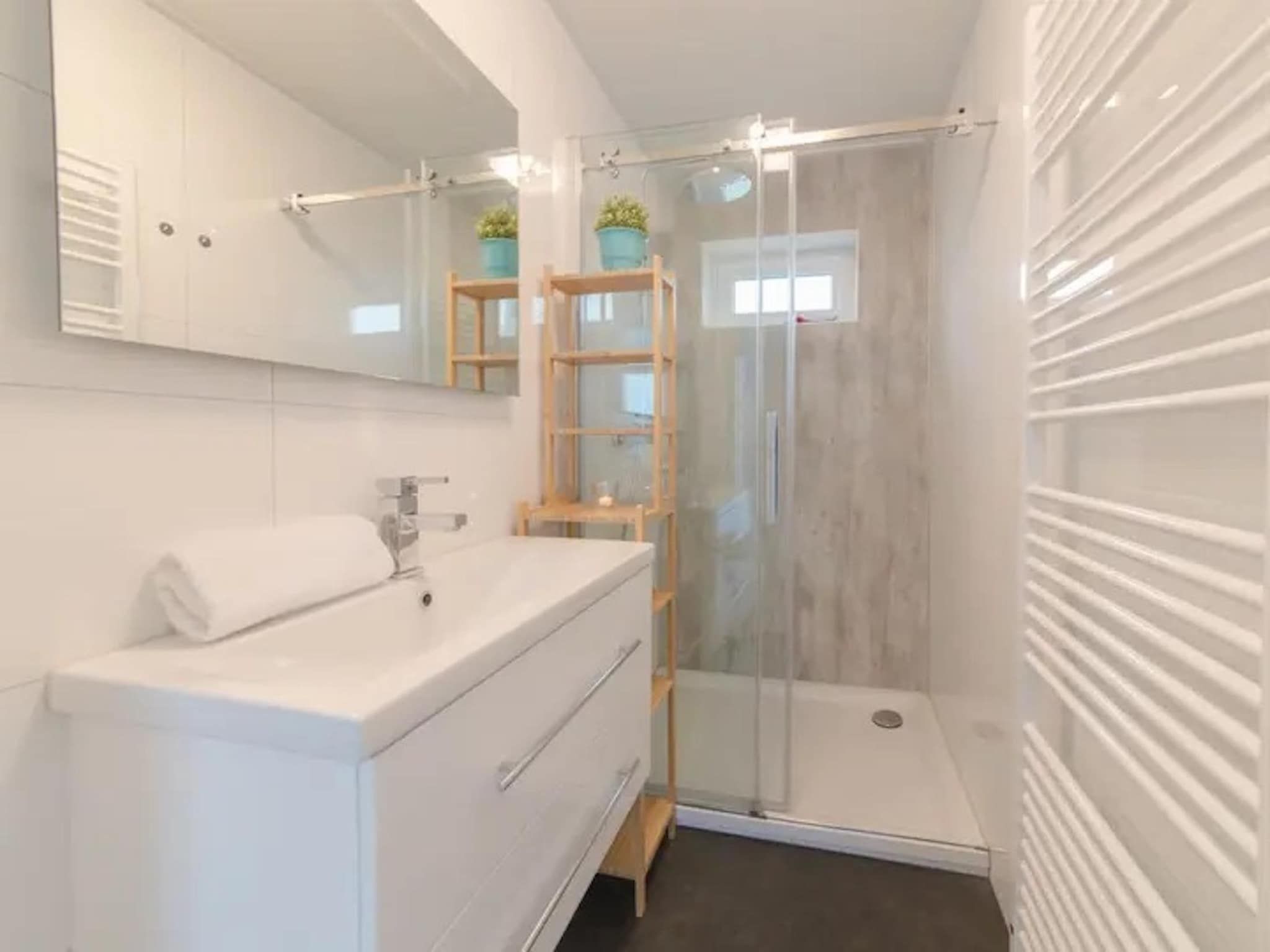 De badkamer van Water Resort Oosterschelde 18A in Wemeldinge