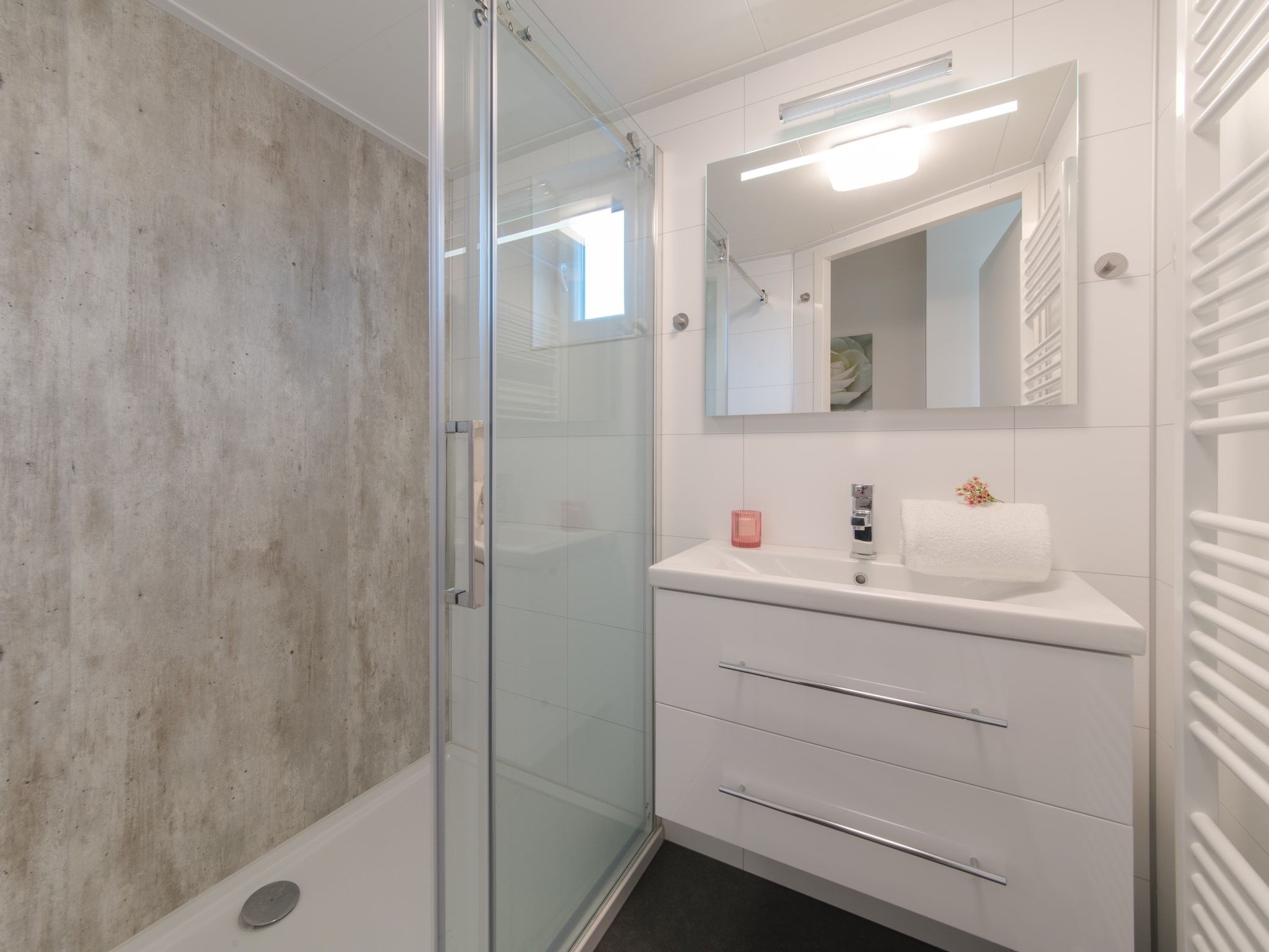 De badkamer van Water Resort Oosterschelde 109 in Wemeldinge