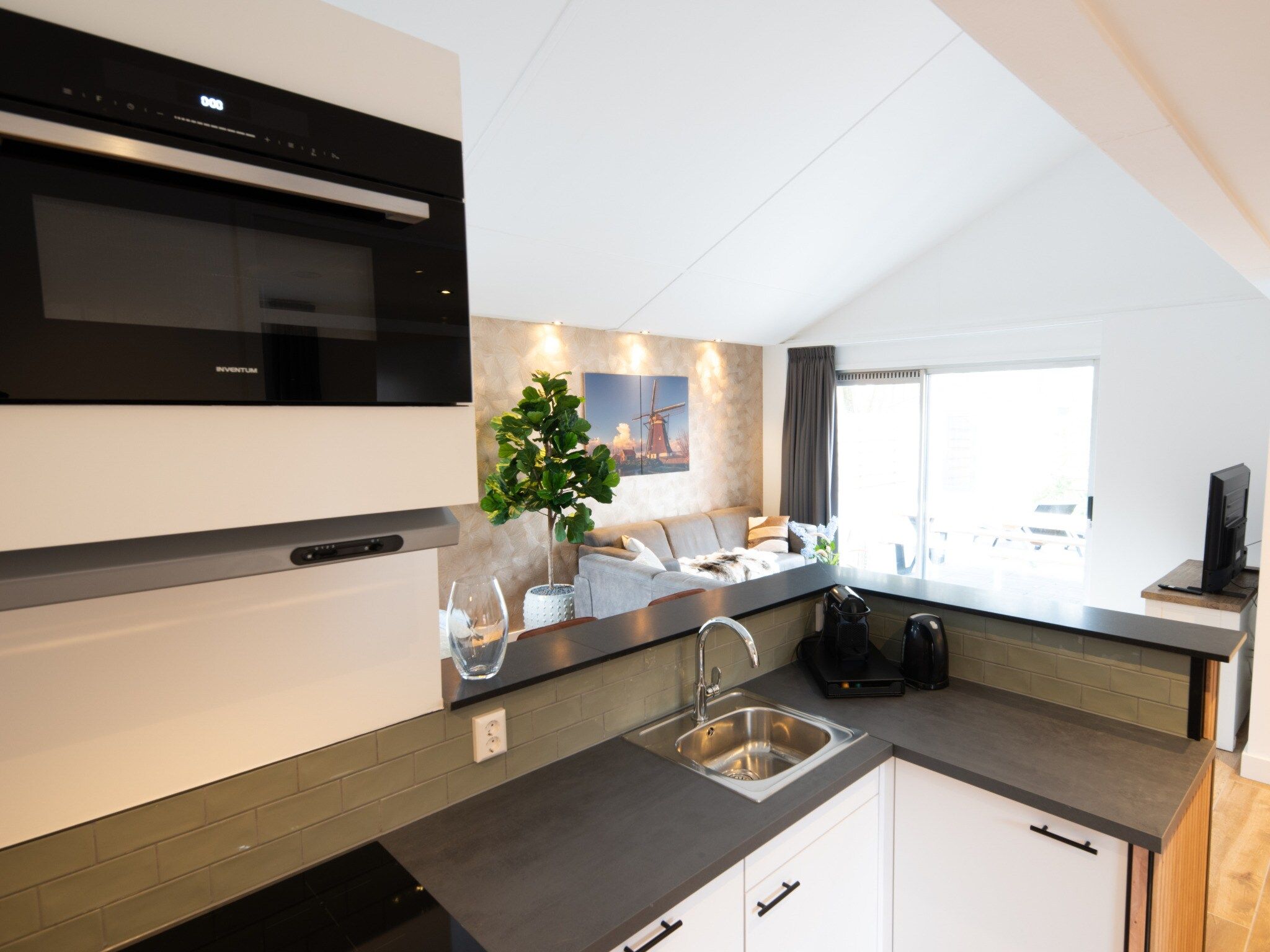 De keuken van 6 pers Welness huis 85 in Zevenhuizen