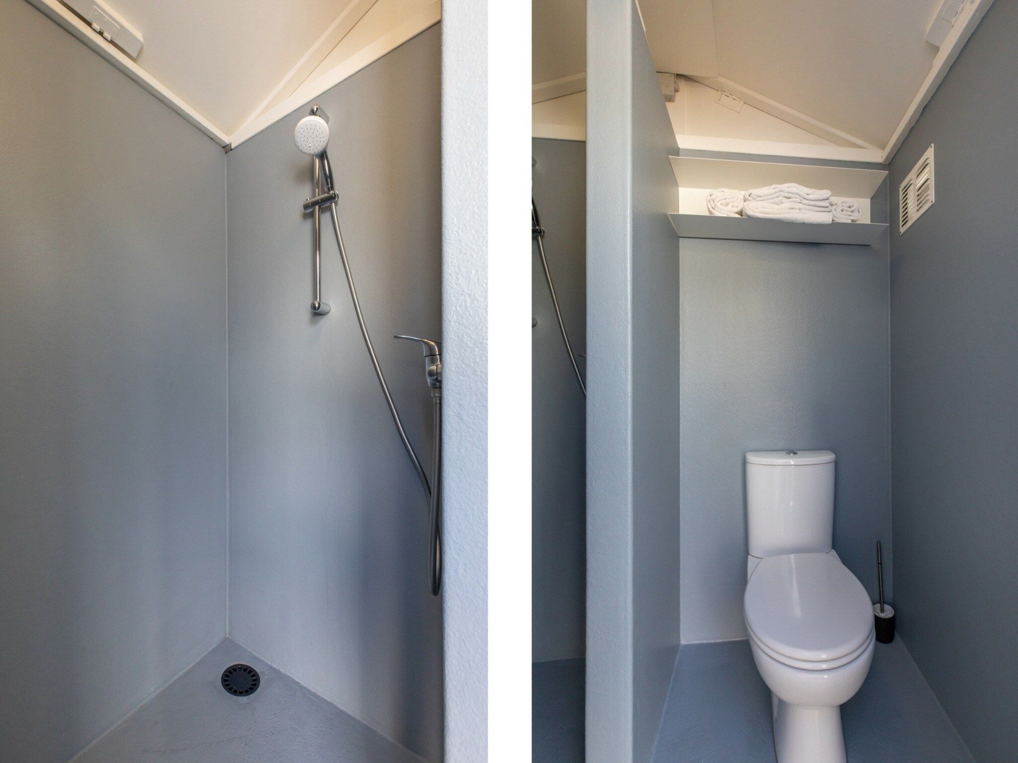 De badkamer van Strand Dishoek 345/346 in Dishoek