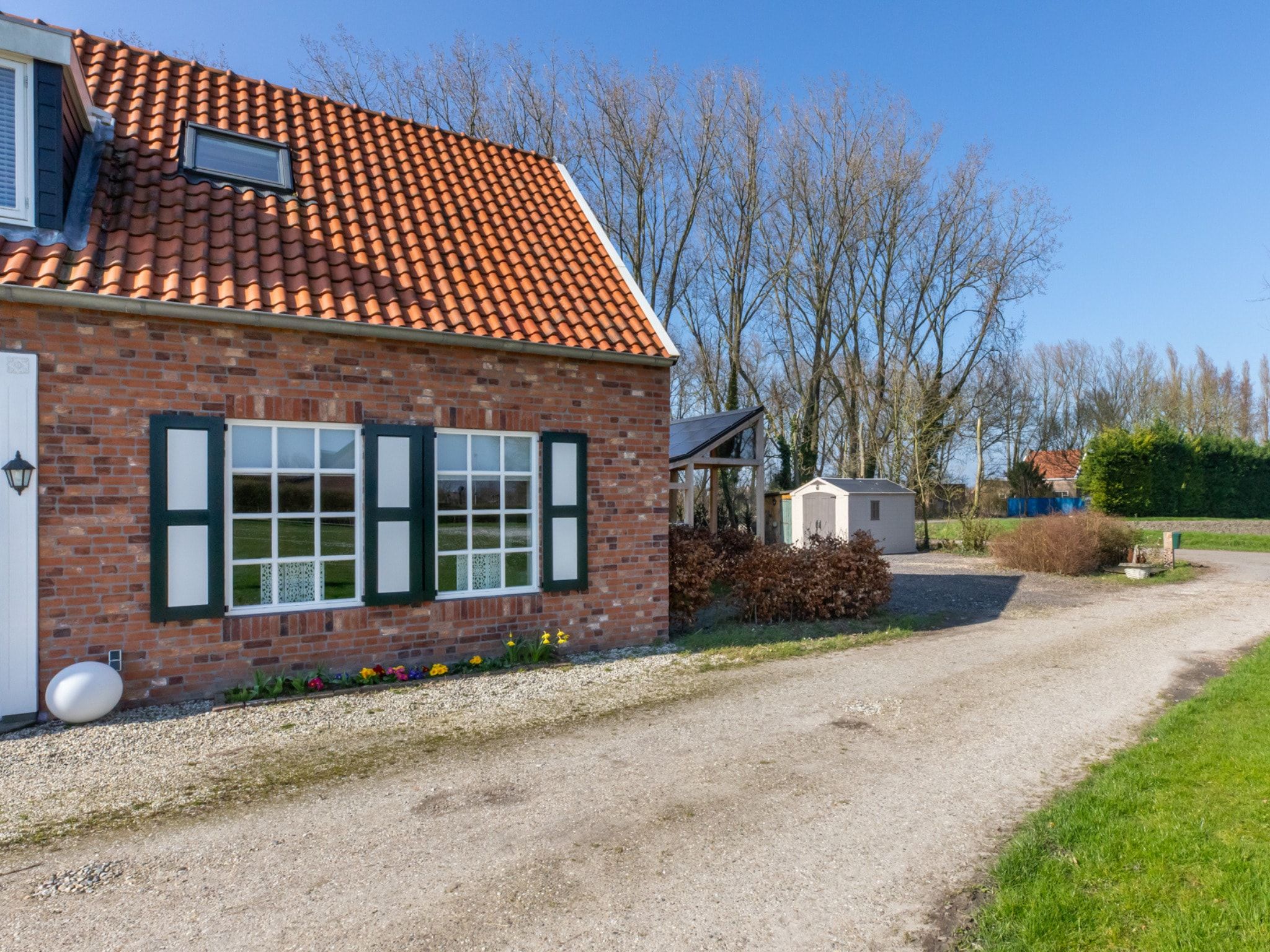 De buitenkant van Verkorte Groeneweg 2 in Koudekerke