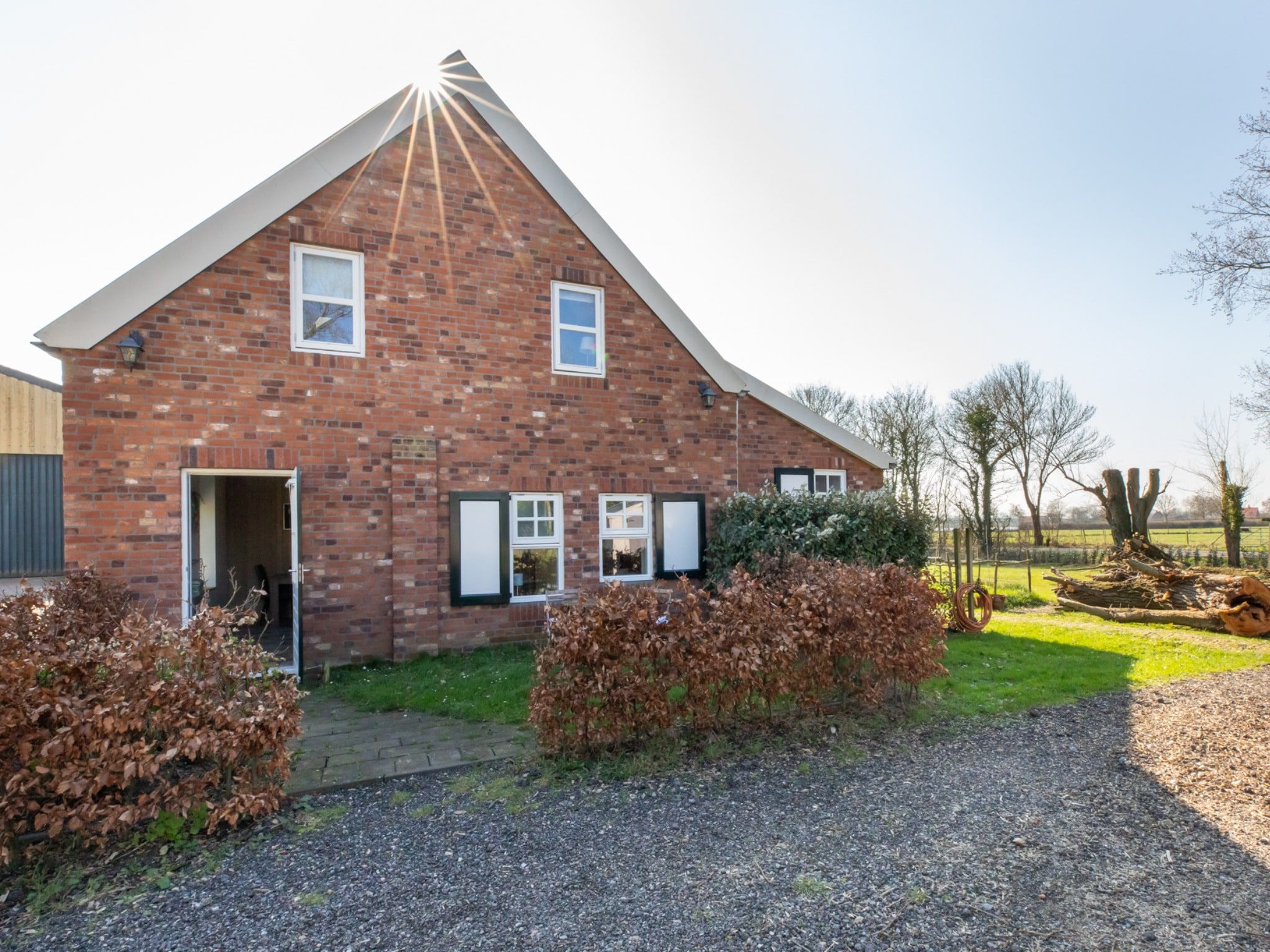 De buitenkant van Verkorte Groeneweg 2 in Koudekerke