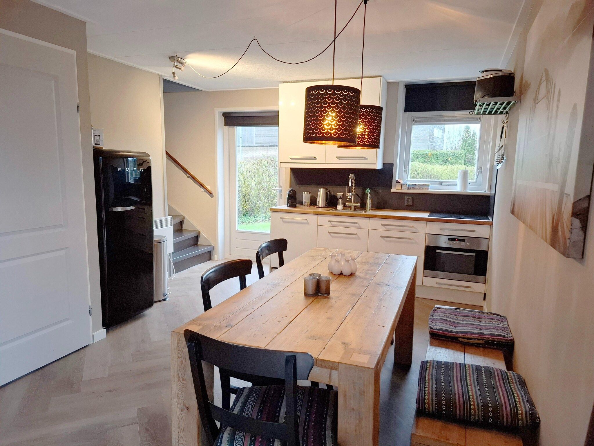 De eetkamer van Yné Lijte 68 in Grou