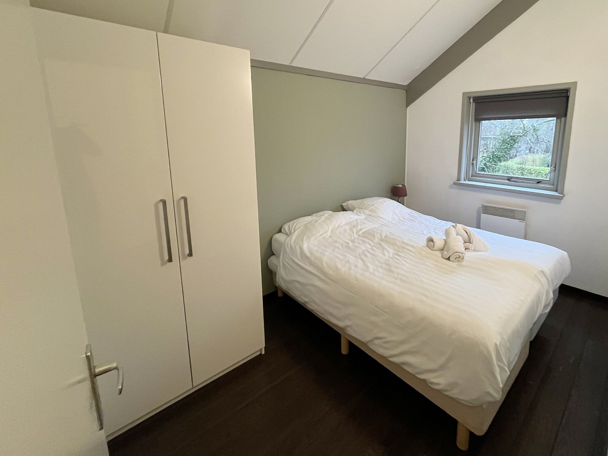 Een slaapkamer van Yné Lijte 68 in Grou