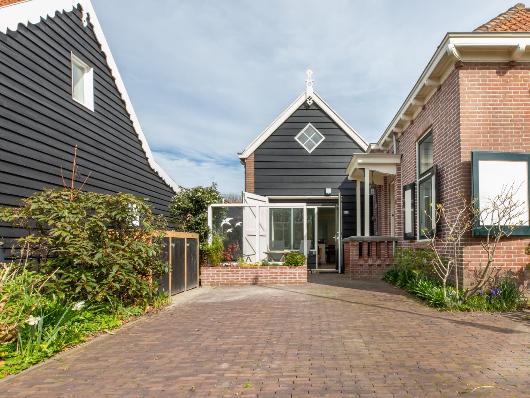 De tuin van Villa Querina in Koudekerke