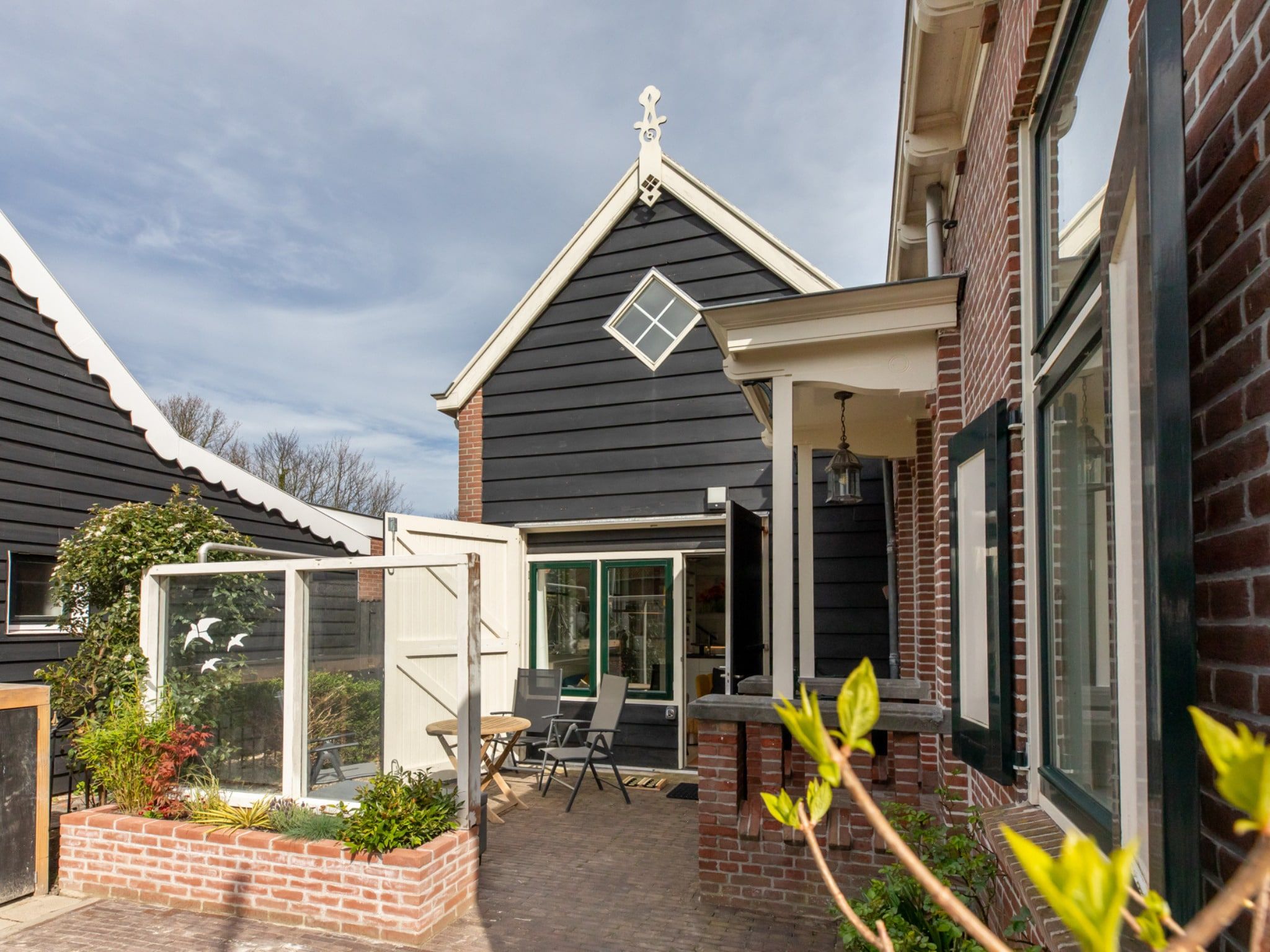 De tuin van Villa Querina in Koudekerke