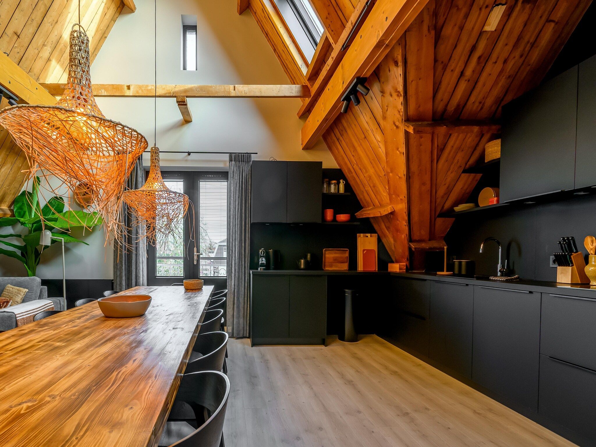 De keuken van Loft Loopuyt in Julianadorp