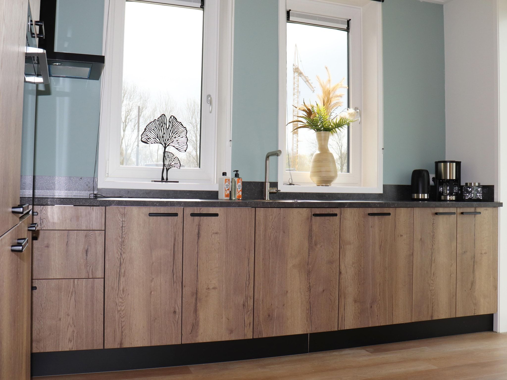 De keuken van Friese villa in Leons