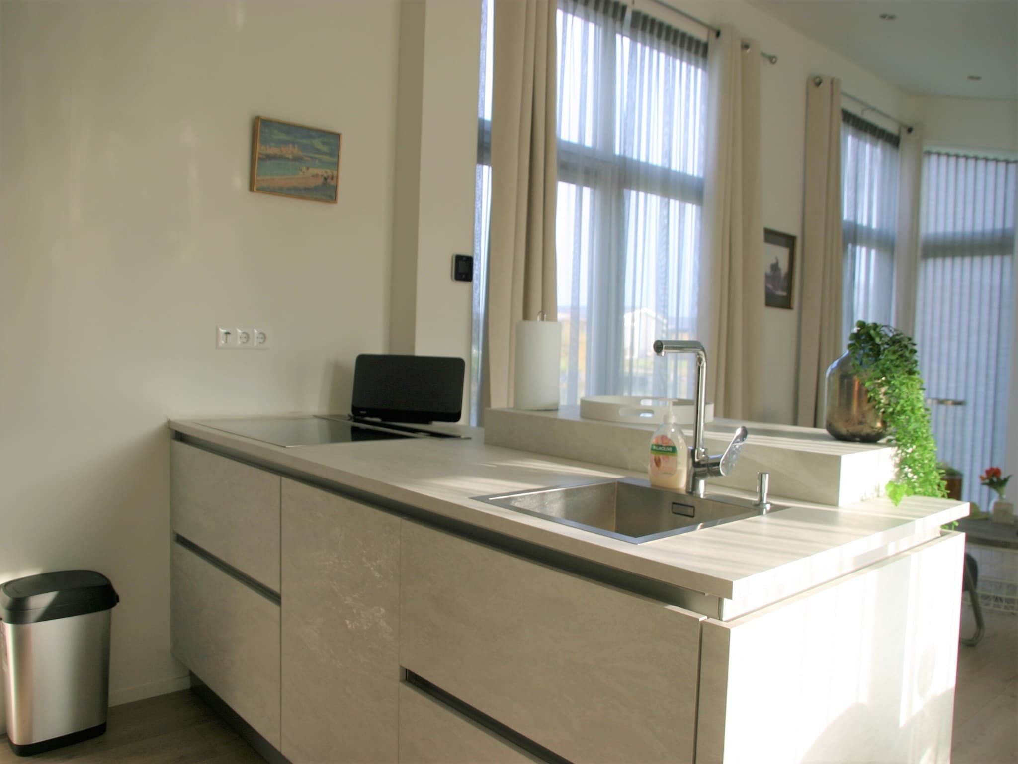 De keuken van Water Resort Oosterschelde 32 in Wemeldinge