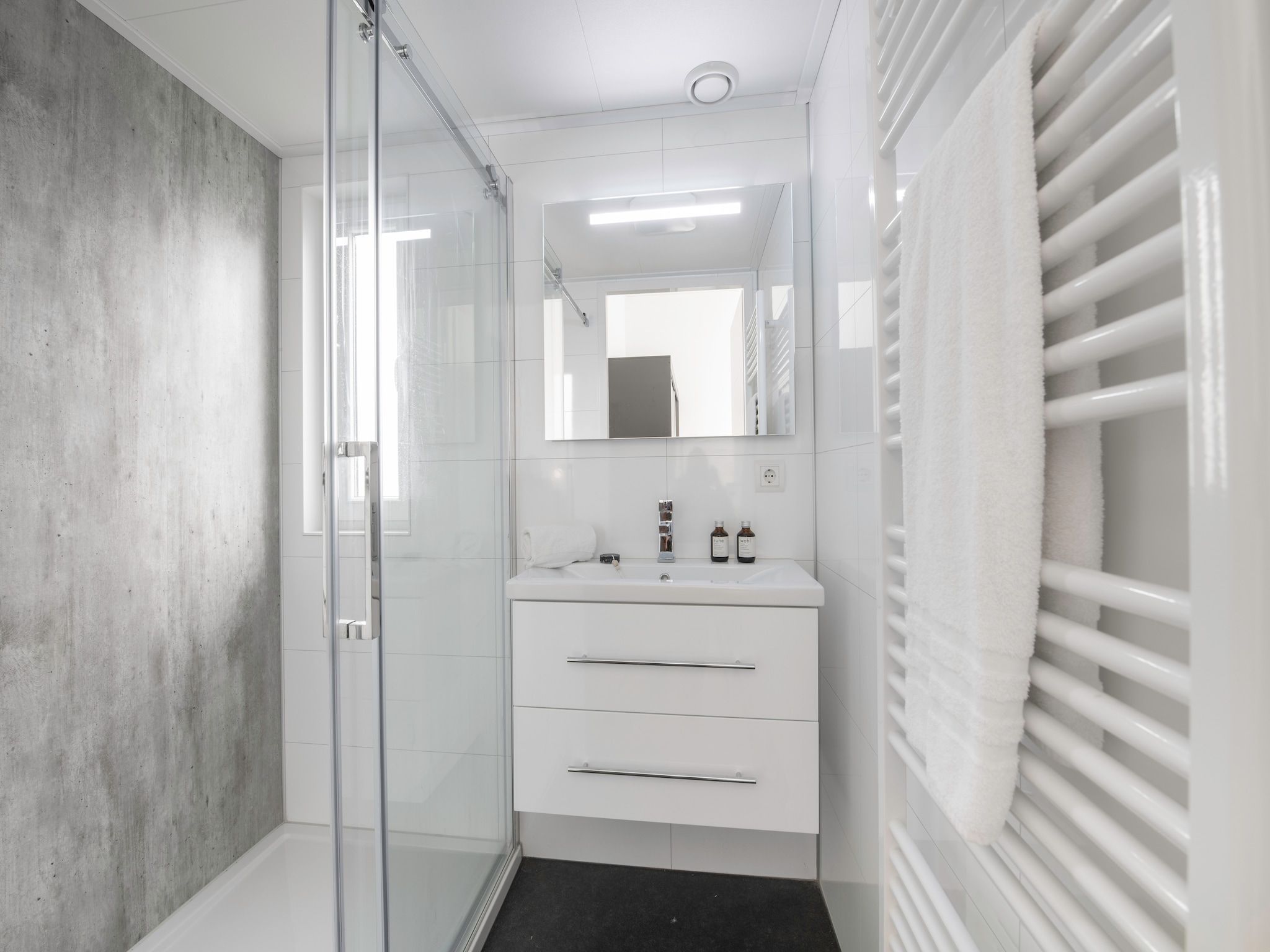 De badkamer van Water Resort Oosterschelde 55 in Wemeldinge