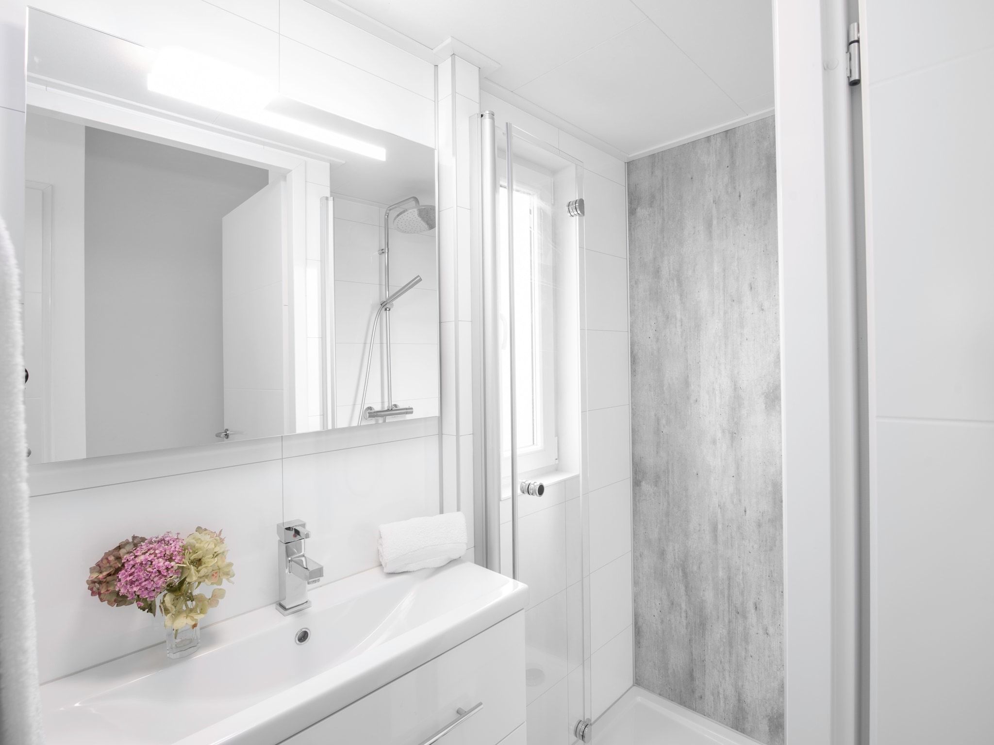 De badkamer van Water Resort Oosterschelde 55 in Wemeldinge