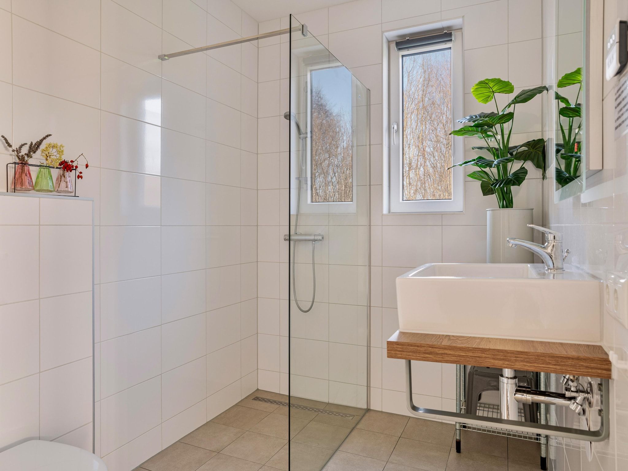 De badkamer van Villapark Akenveen 4 in Tynaarlo