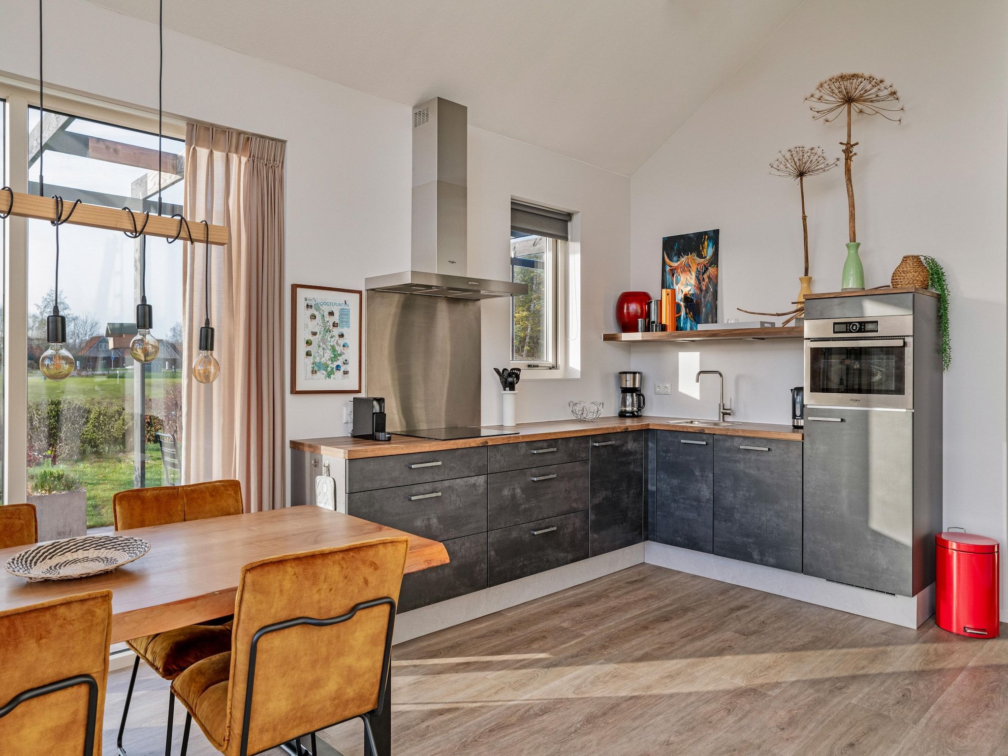 De keuken van Villapark Akenveen 4 in Tynaarlo