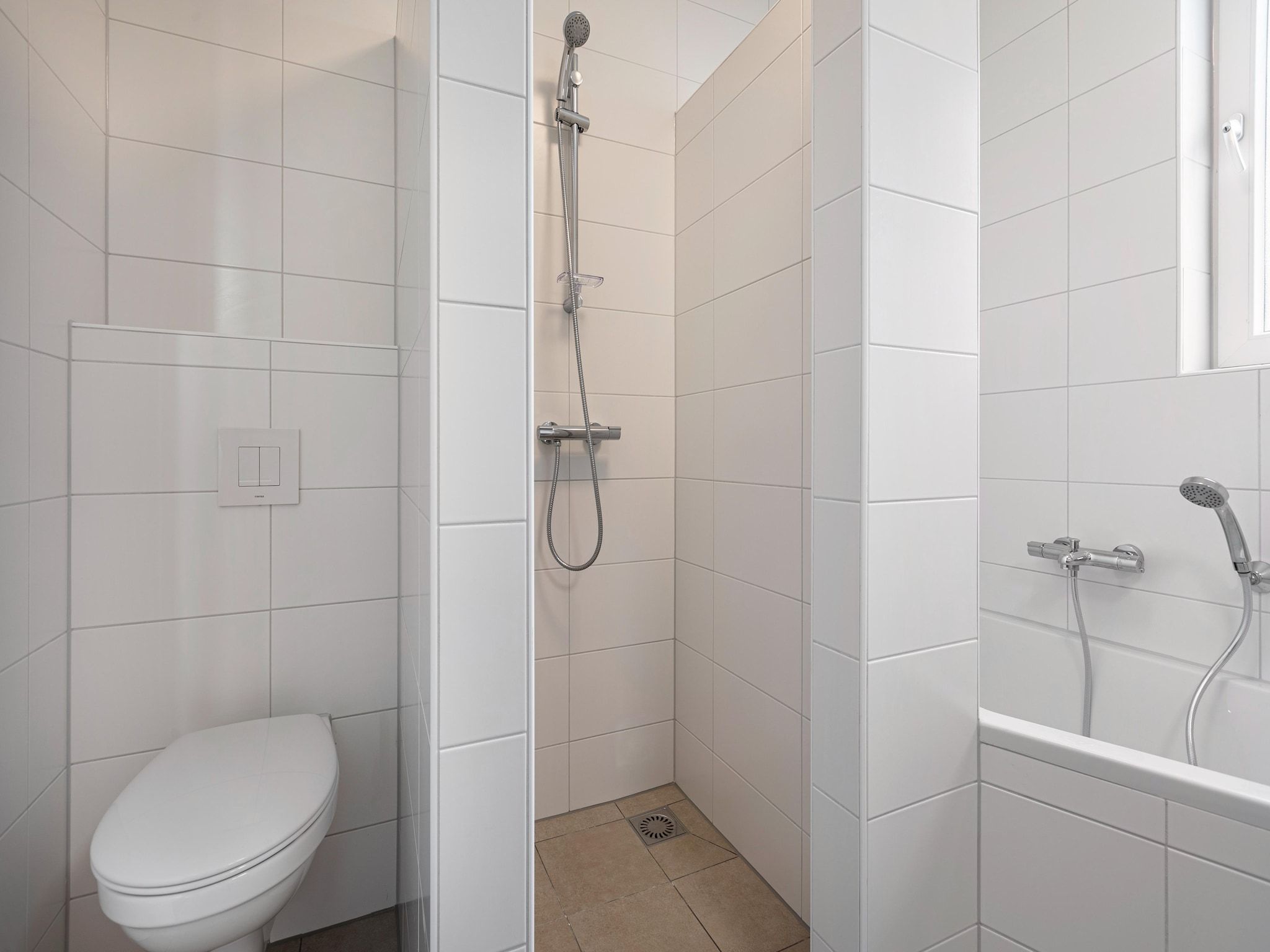 De badkamer van Villapark Akenveen 5 in Tynaarlo