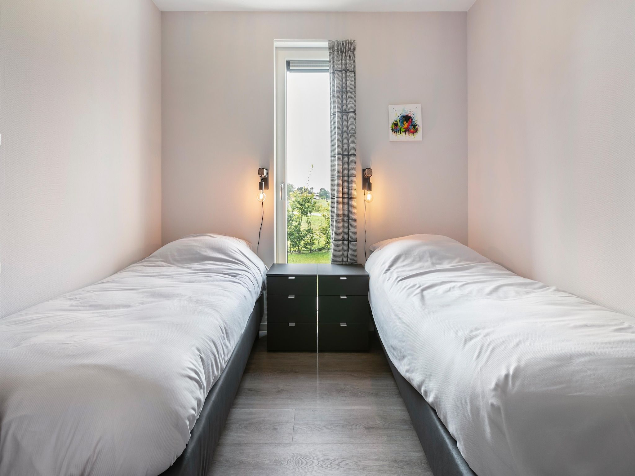 Een slaapkamer van Villapark Akenveen 5 in Tynaarlo