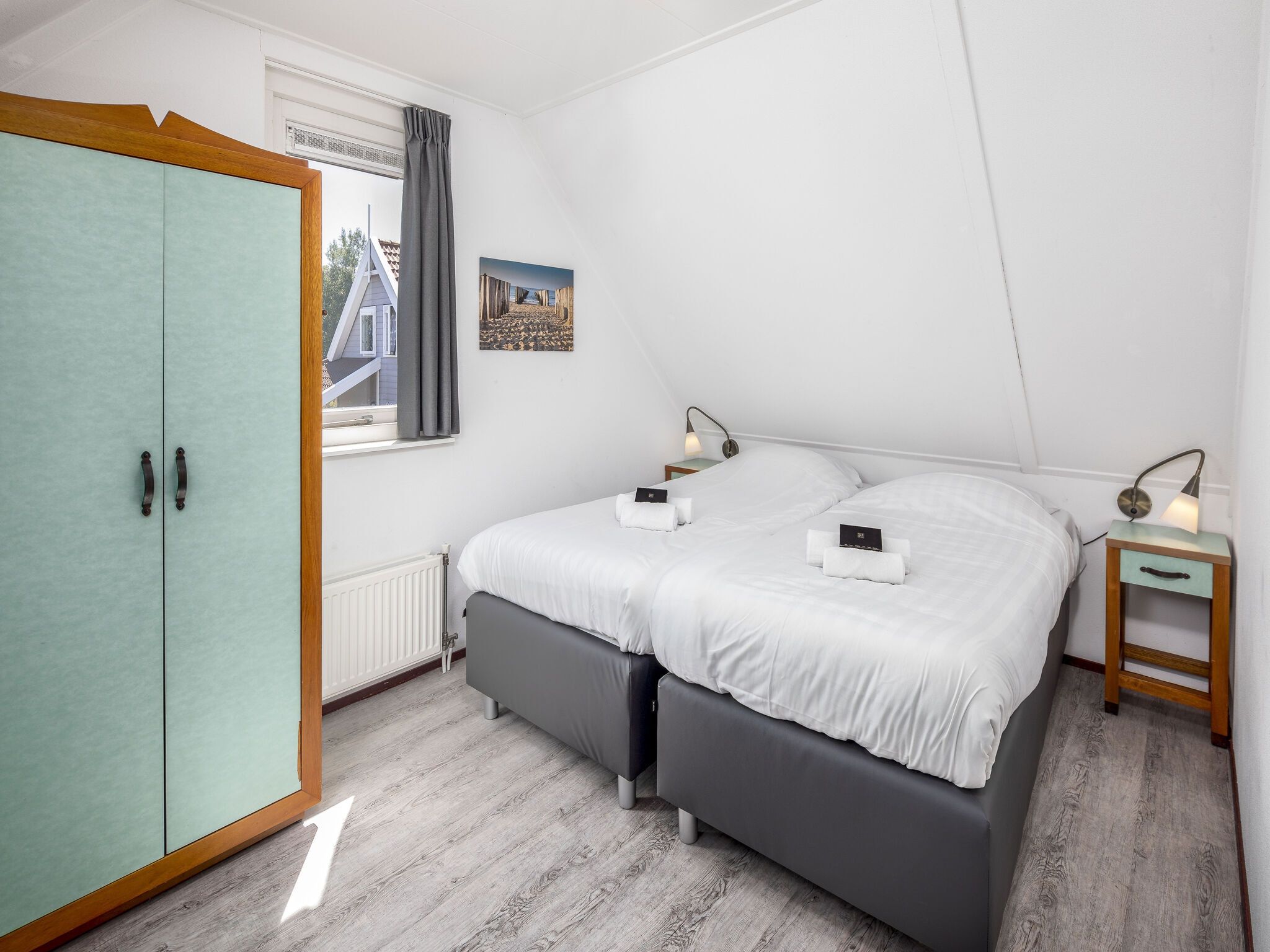 Een slaapkamer van Aquadelta 43 in Bruinisse