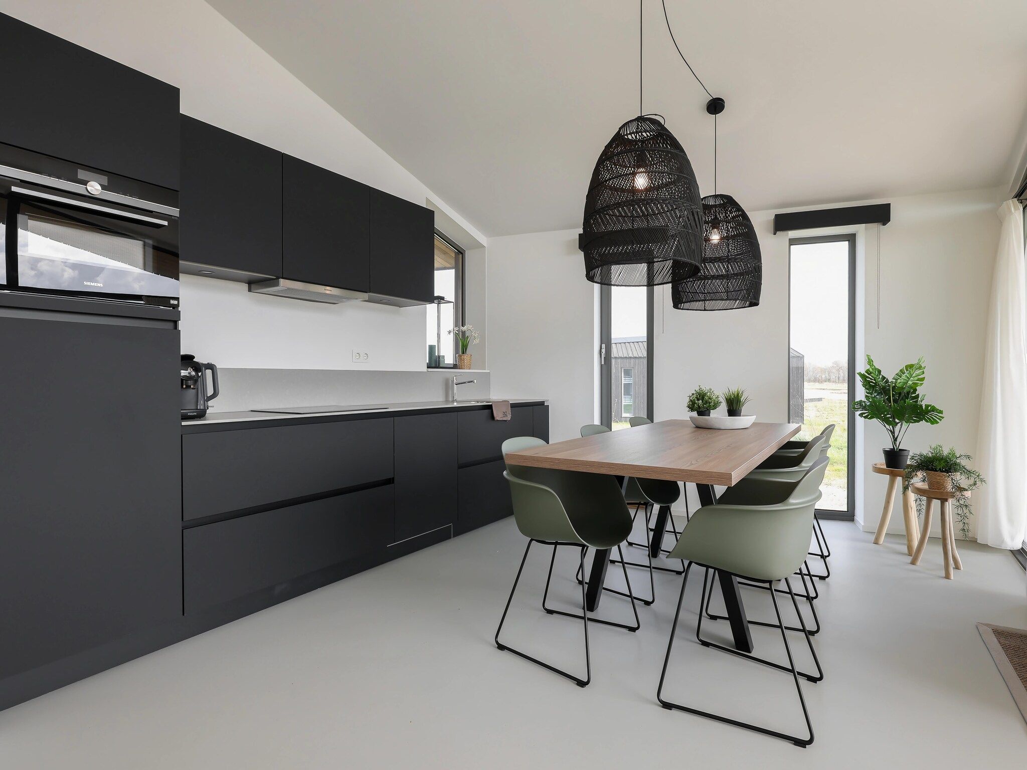 De keuken van Heerlijkheid Vlietenburg 12 in Wissenkerke