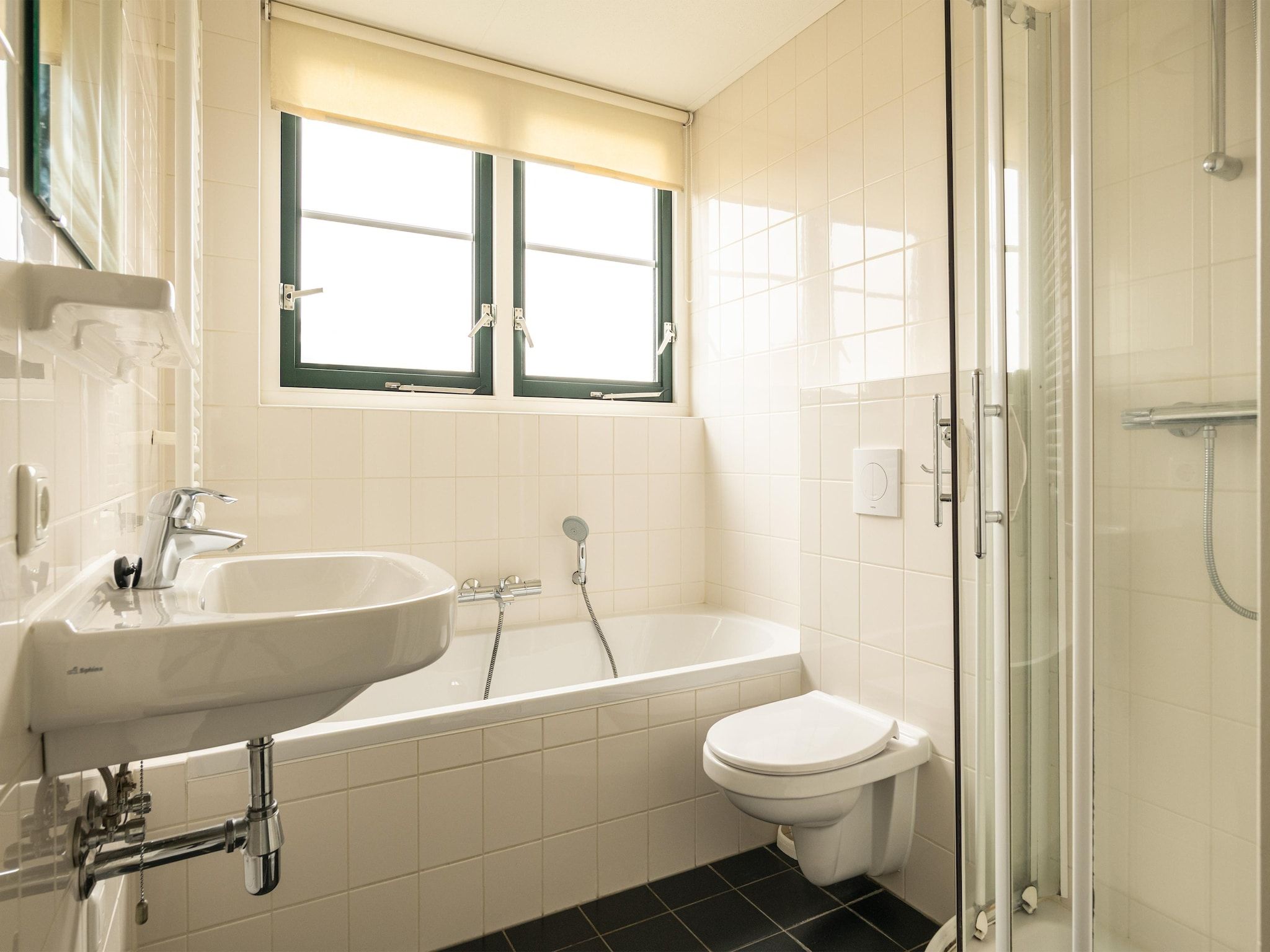 De badkamer van Vakantiepark Emslandermeer 19 in Vlagtwedde