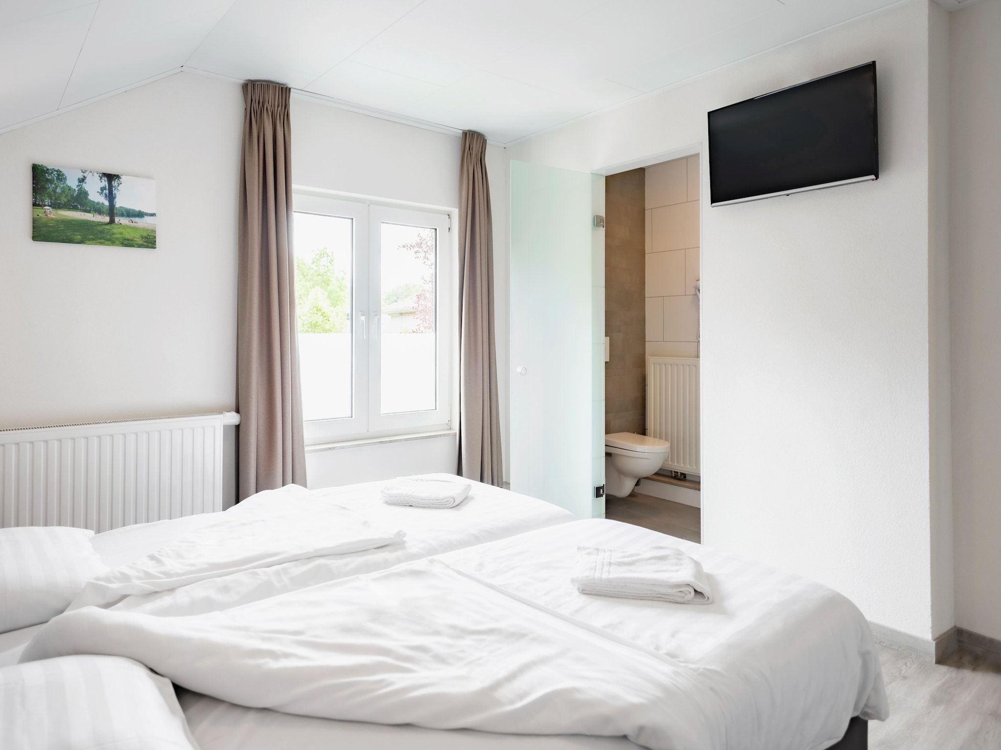 Een slaapkamer van De Riethorst 3 in Plasmolen