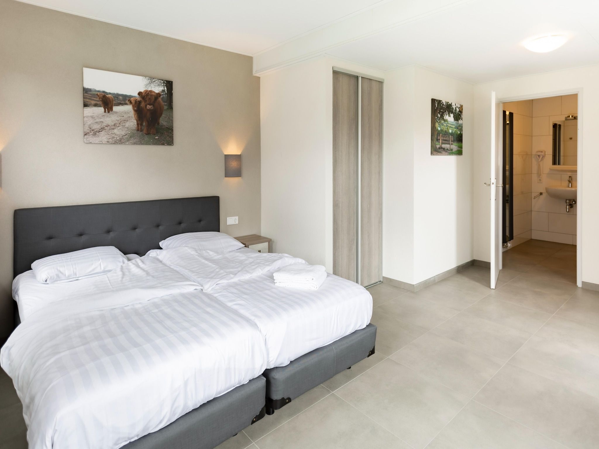 Een slaapkamer van De Riethorst 3 in Plasmolen