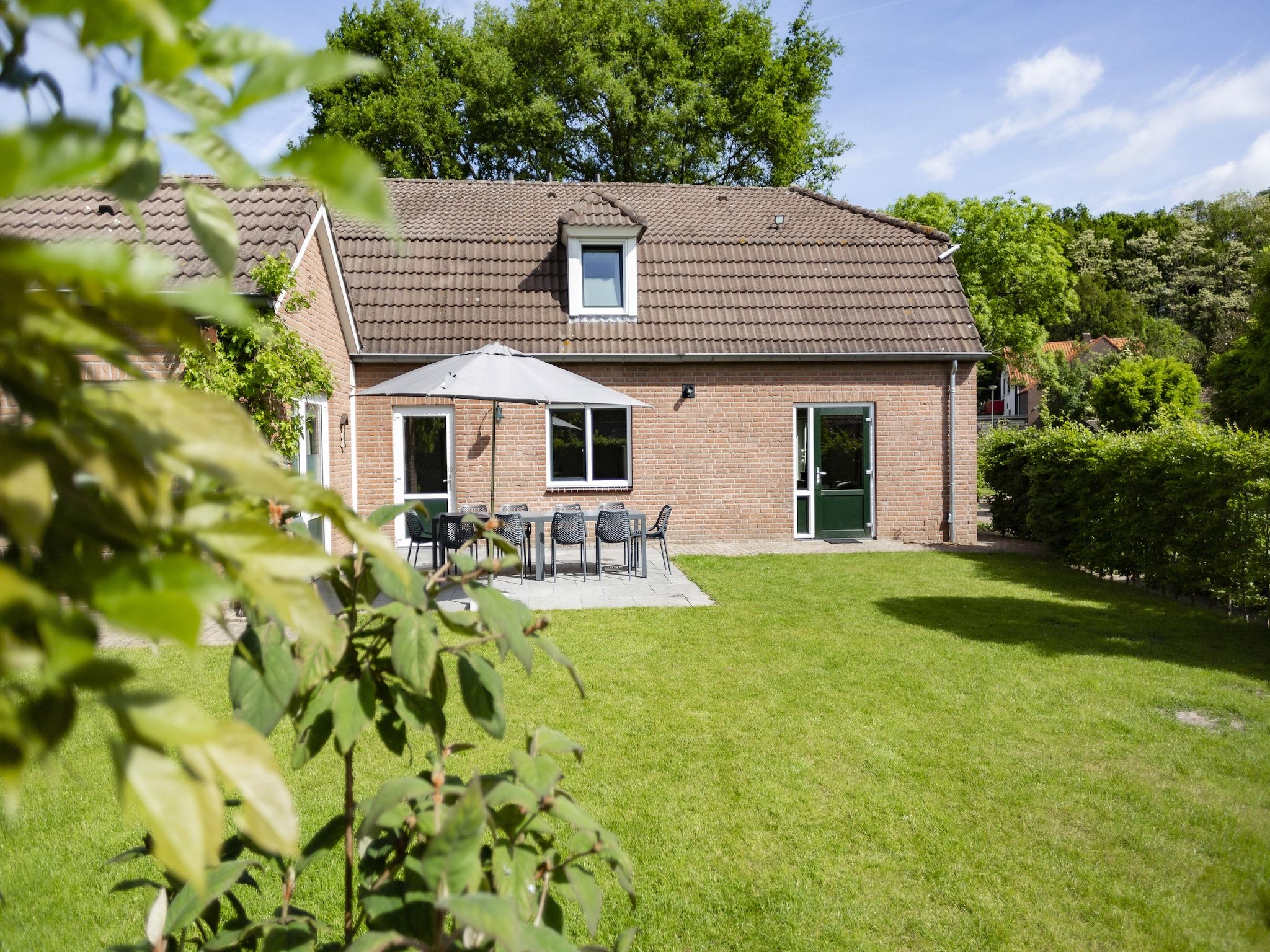 Het uitzicht vanaf De Riethorst 3 in Plasmolen