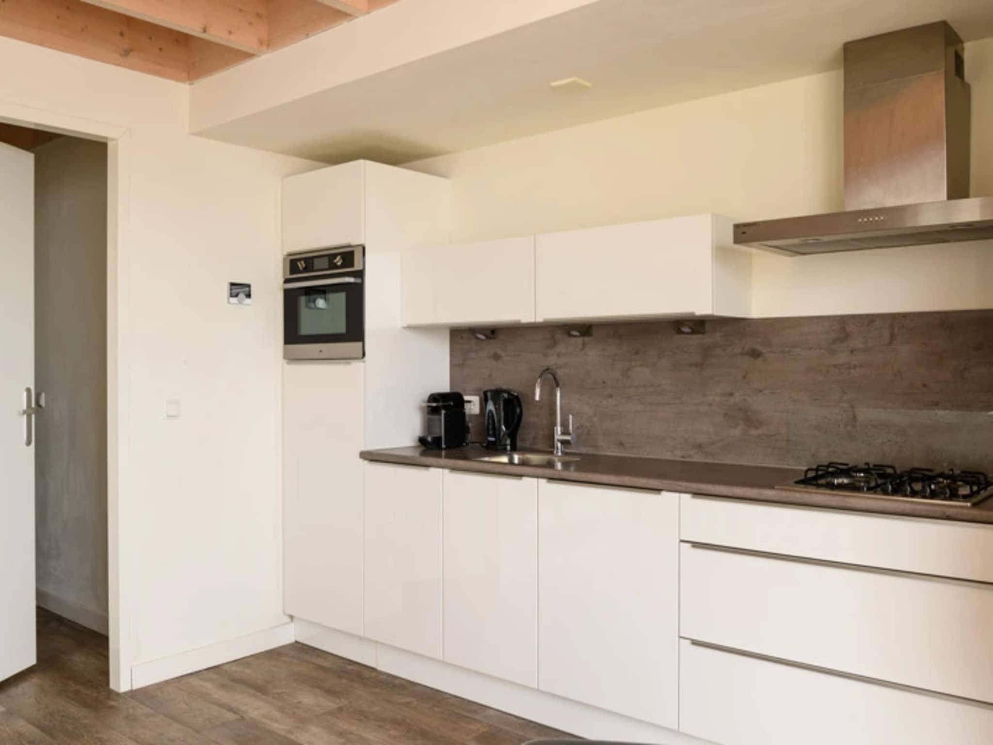 De keuken van Waterpark Langelille 3 in Langelille