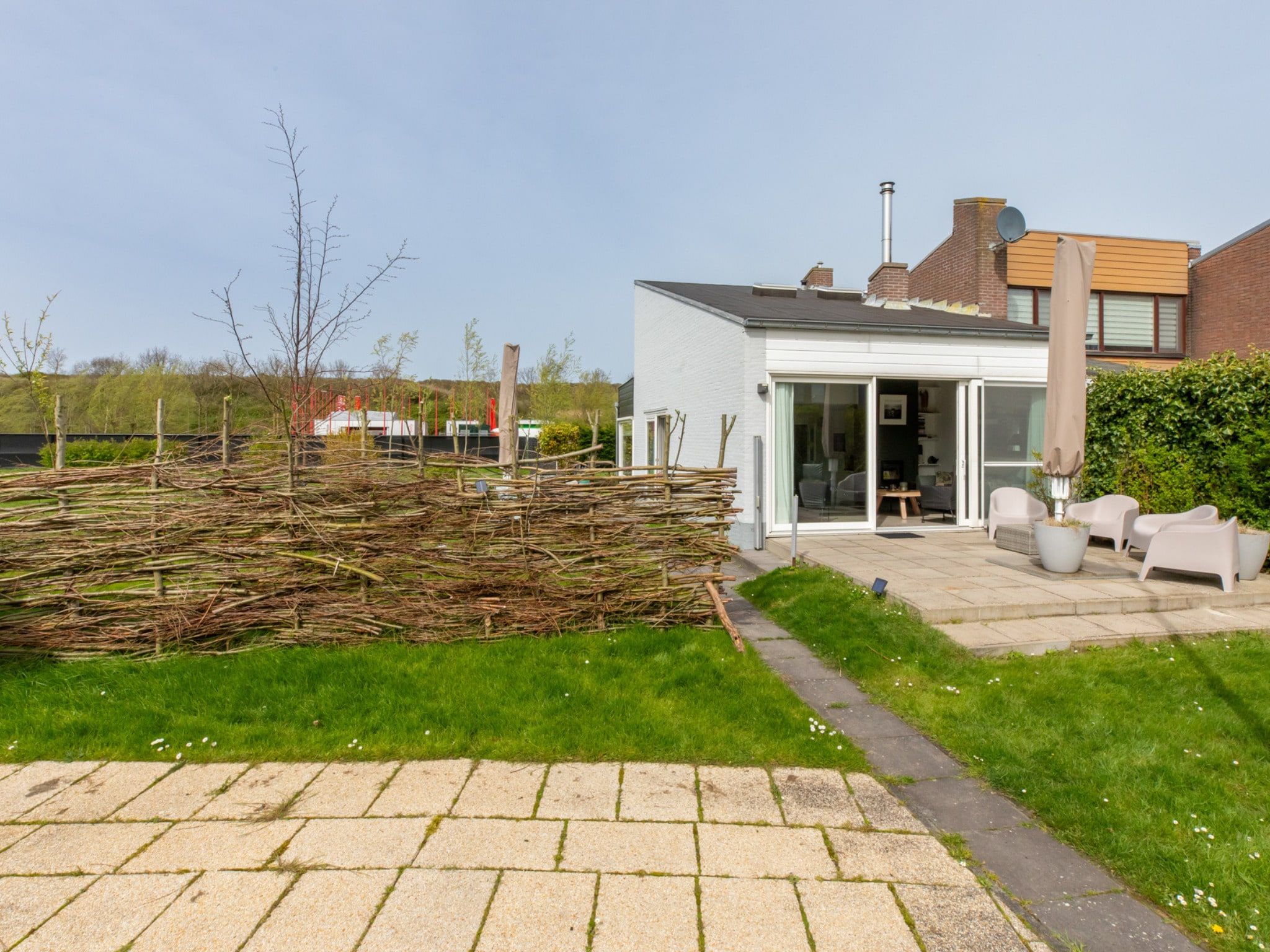 De buitenkant van Vakantiehuis - Lepelblad 97 in Nieuwvliet