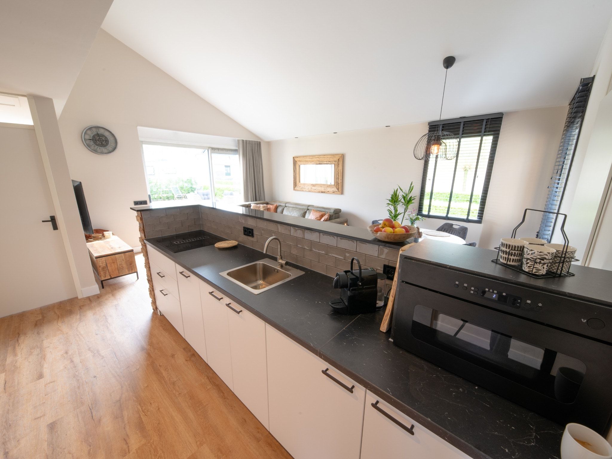De keuken van 4 pers Welness huis 93 in Zevenhuizen