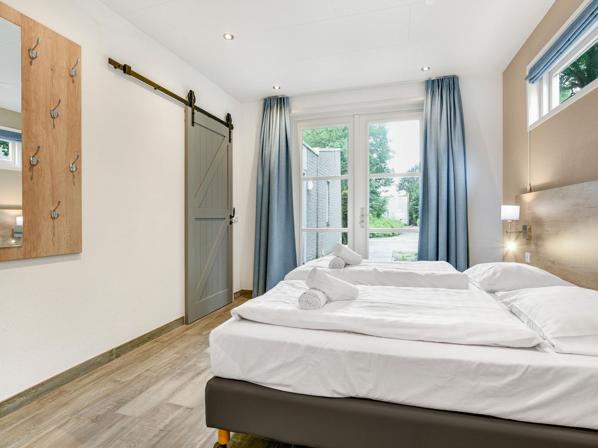 Een slaapkamer van Parc Port Greve 1 in Brouwershaven