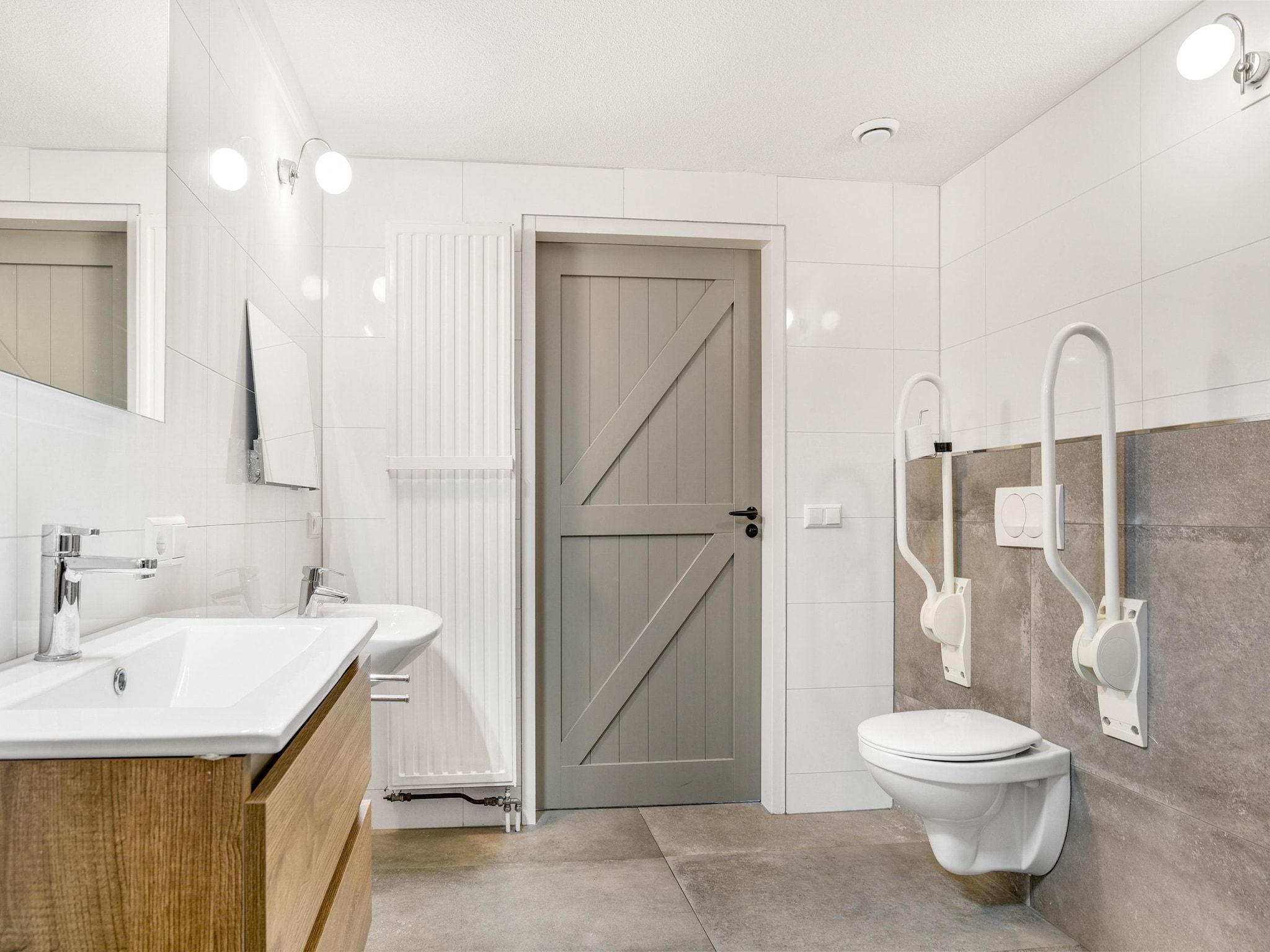 De badkamer van Parc Port Greve 1 in Brouwershaven