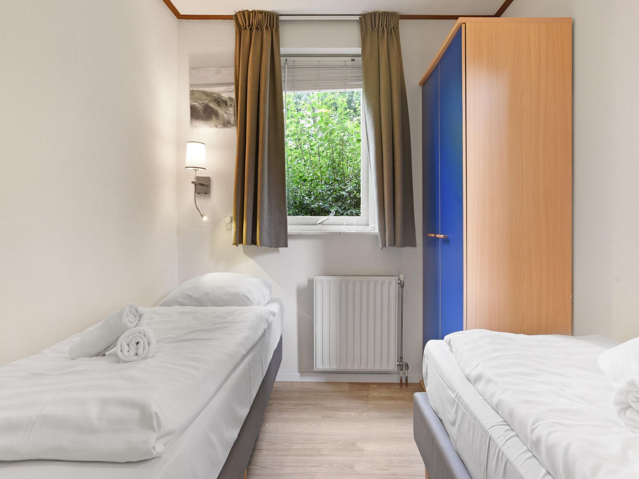 De woonkamer van Parc Port Greve 10 in Brouwershaven