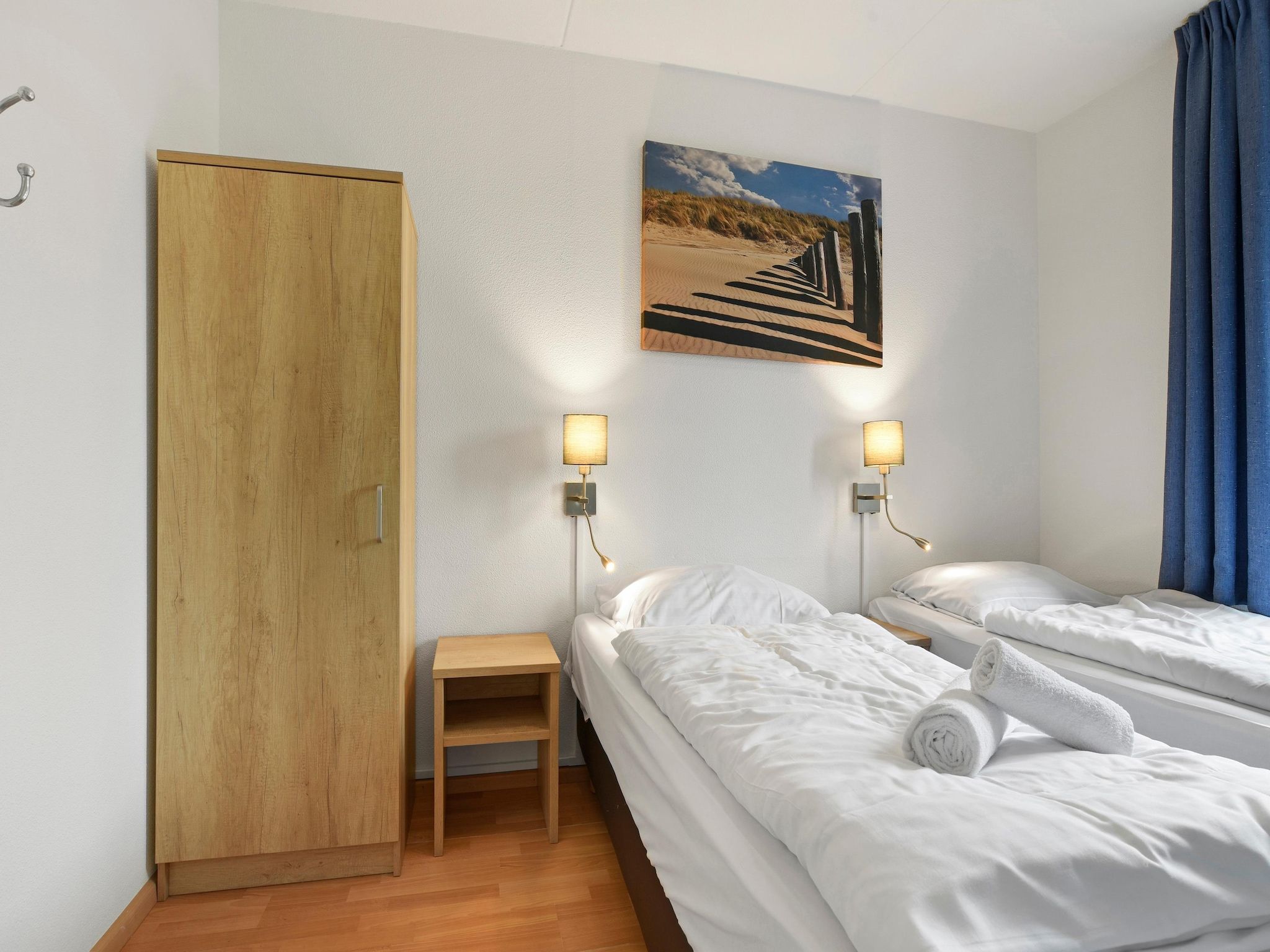 Een slaapkamer van Parc Port Greve 20 in Brouwershaven