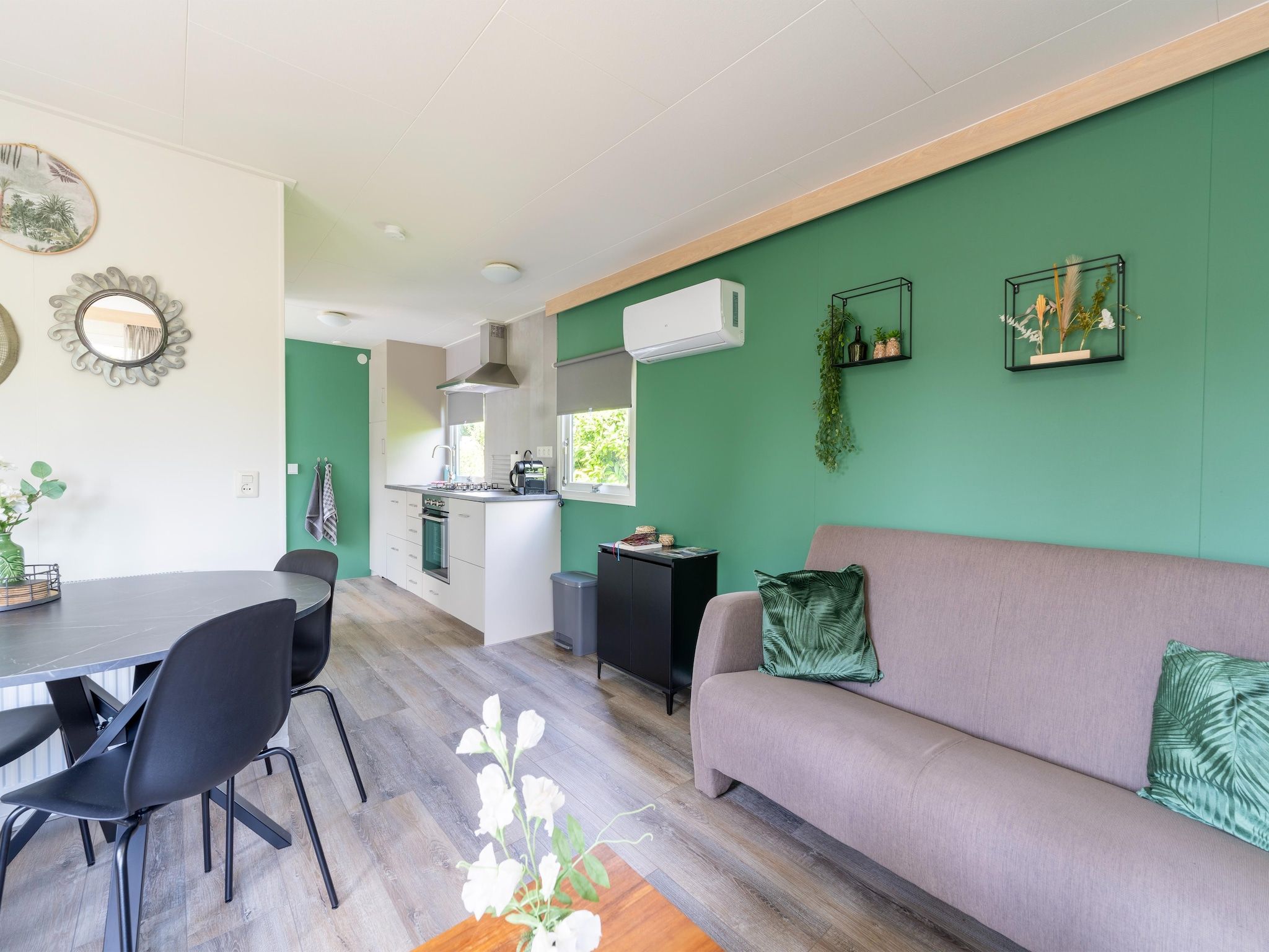 De woonkamer van Huisje 60 Stegeren in Stegeren